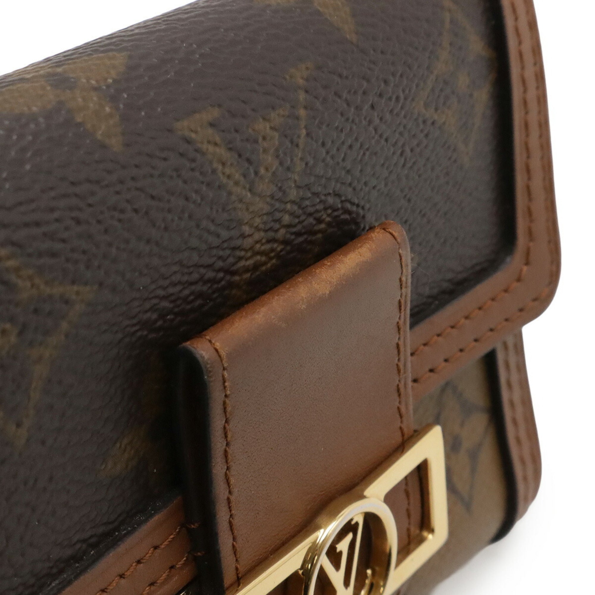 Louis Vuitton Galle Light Brown Monogram Monogram Monogram Reverse Wallet (Tri-Fold) (Pre-Owned)