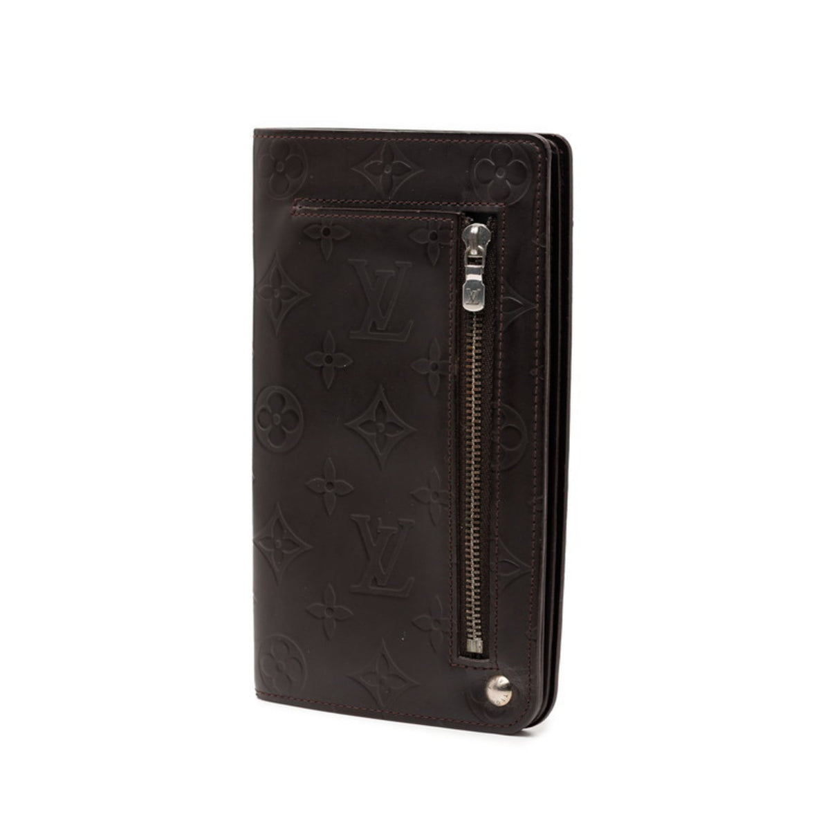 Louis Vuitton Brown Monogram Glacé Monogram Monogram Coin Purse/Coin Case (Pre-Owned)