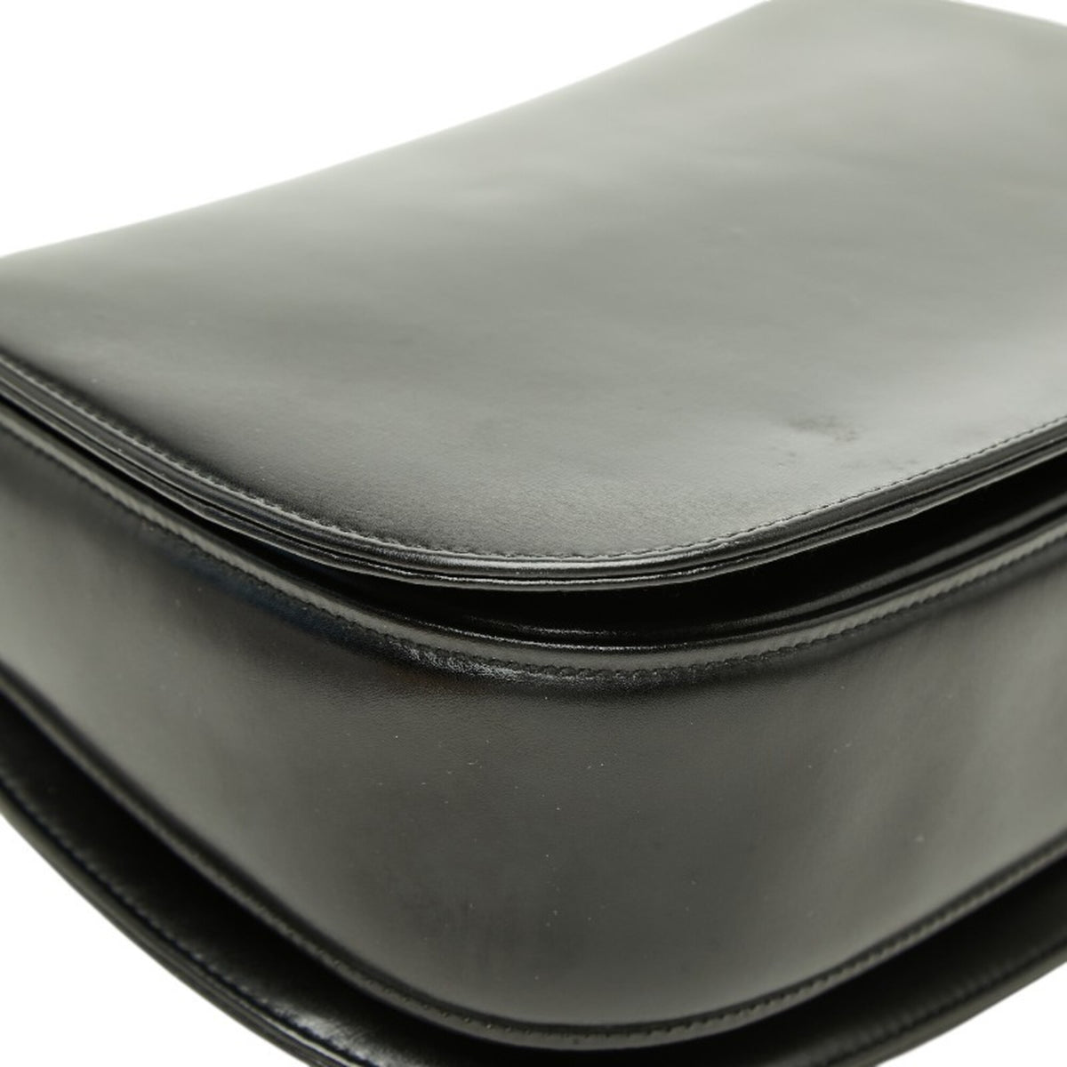 Gucci Black Leather Handbag Shoulder Bag (Pre-Owned)
