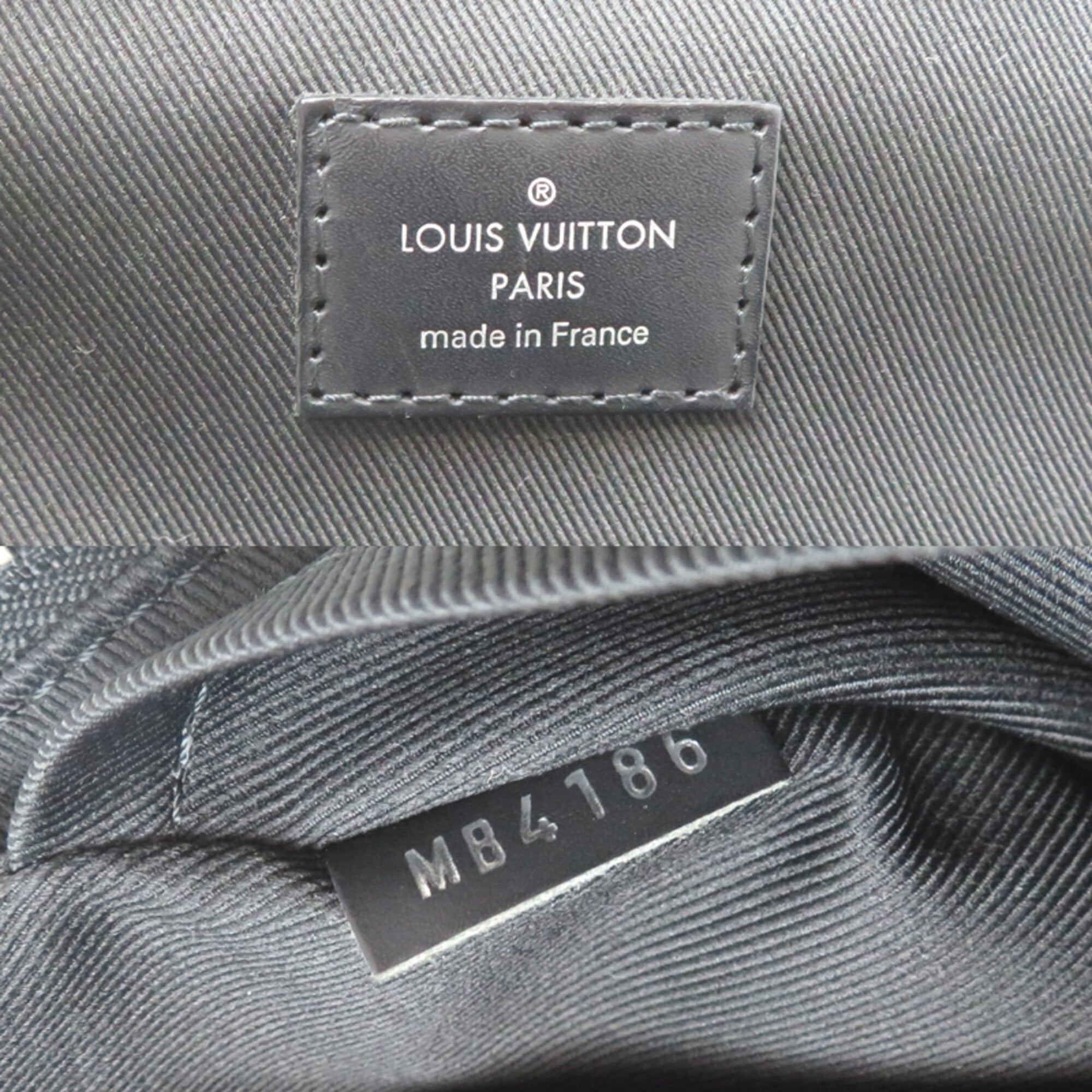 Louis Vuitton Black Damier Graphite Sling Bag (Pre-Owned)