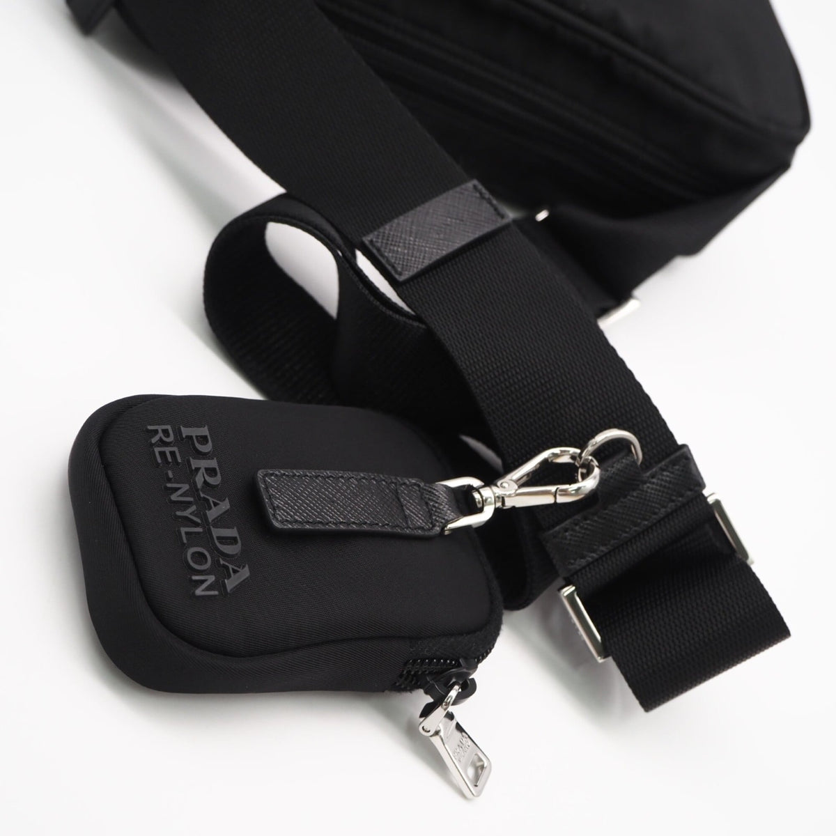 Prada Black Nylon Shoulder Bag (Pre-Owned)