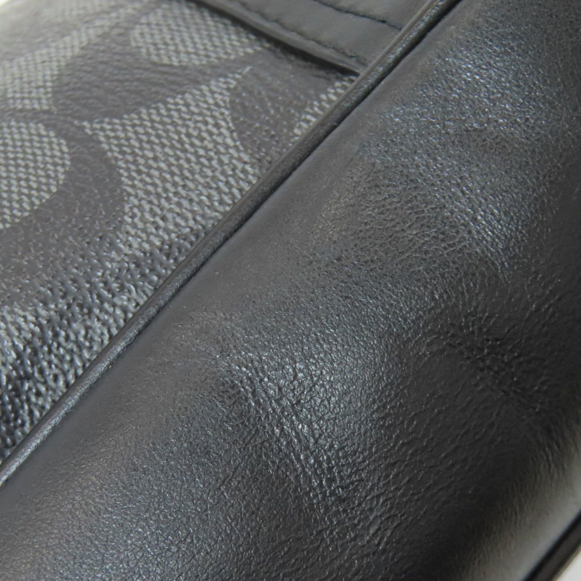 Coach Signature Gray Pvc Sling Bag (Pre-Owned)