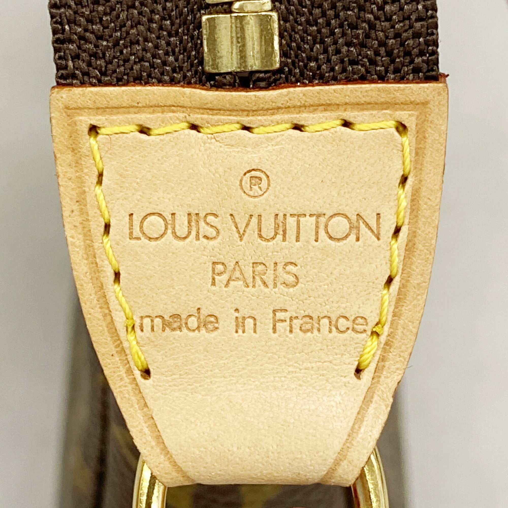 Louis Vuitton Brown Red Color Pouch (Pre-Owned)