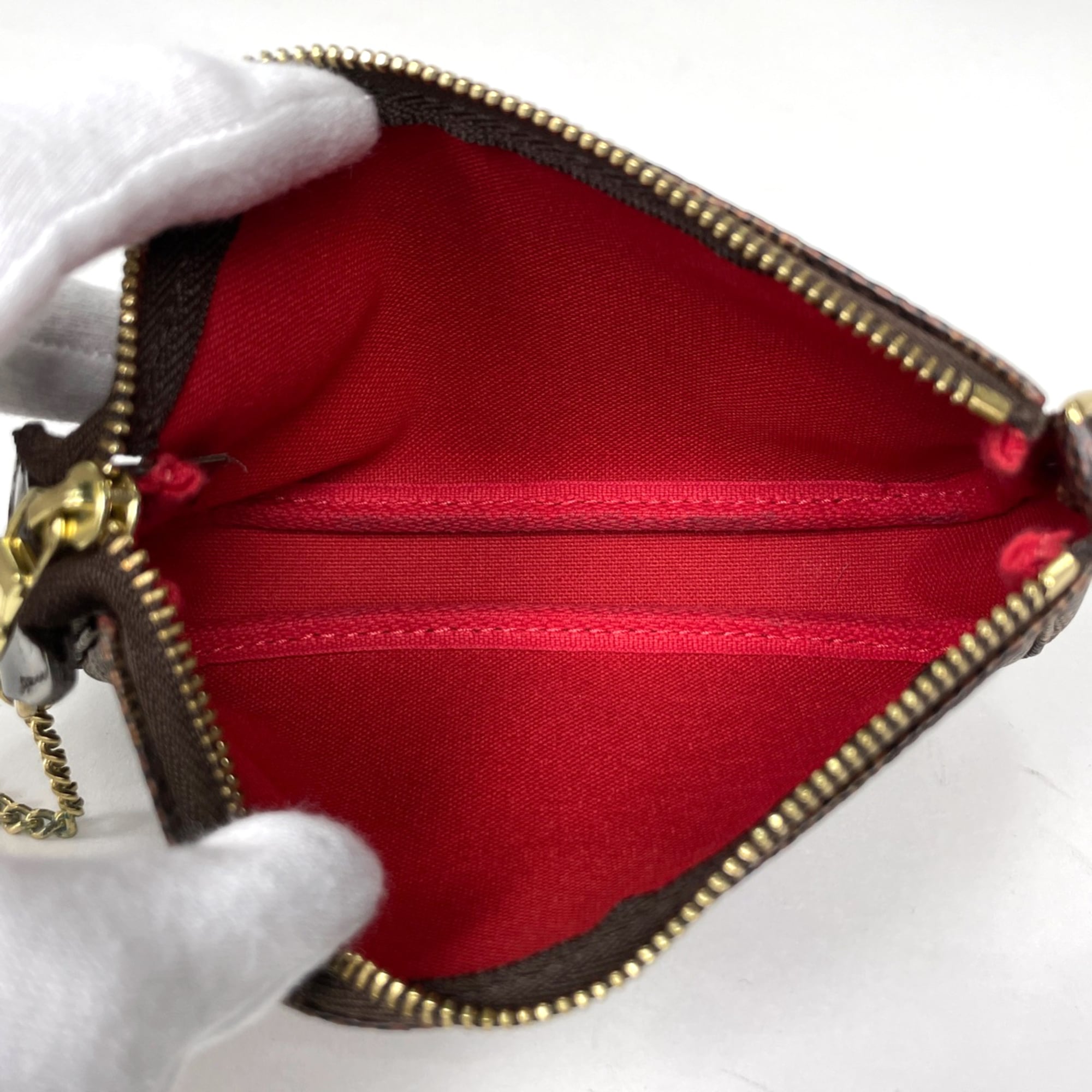 Louis Vuitton Brown Damier Canvas Damier Canvas Pochette Pouch (Pre-Owned)