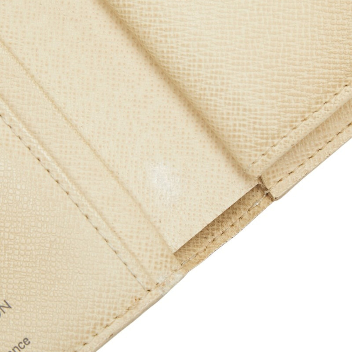 Louis Vuitton White Pvc Leather Wallet (Bi-Fold) (Pre-Owned)