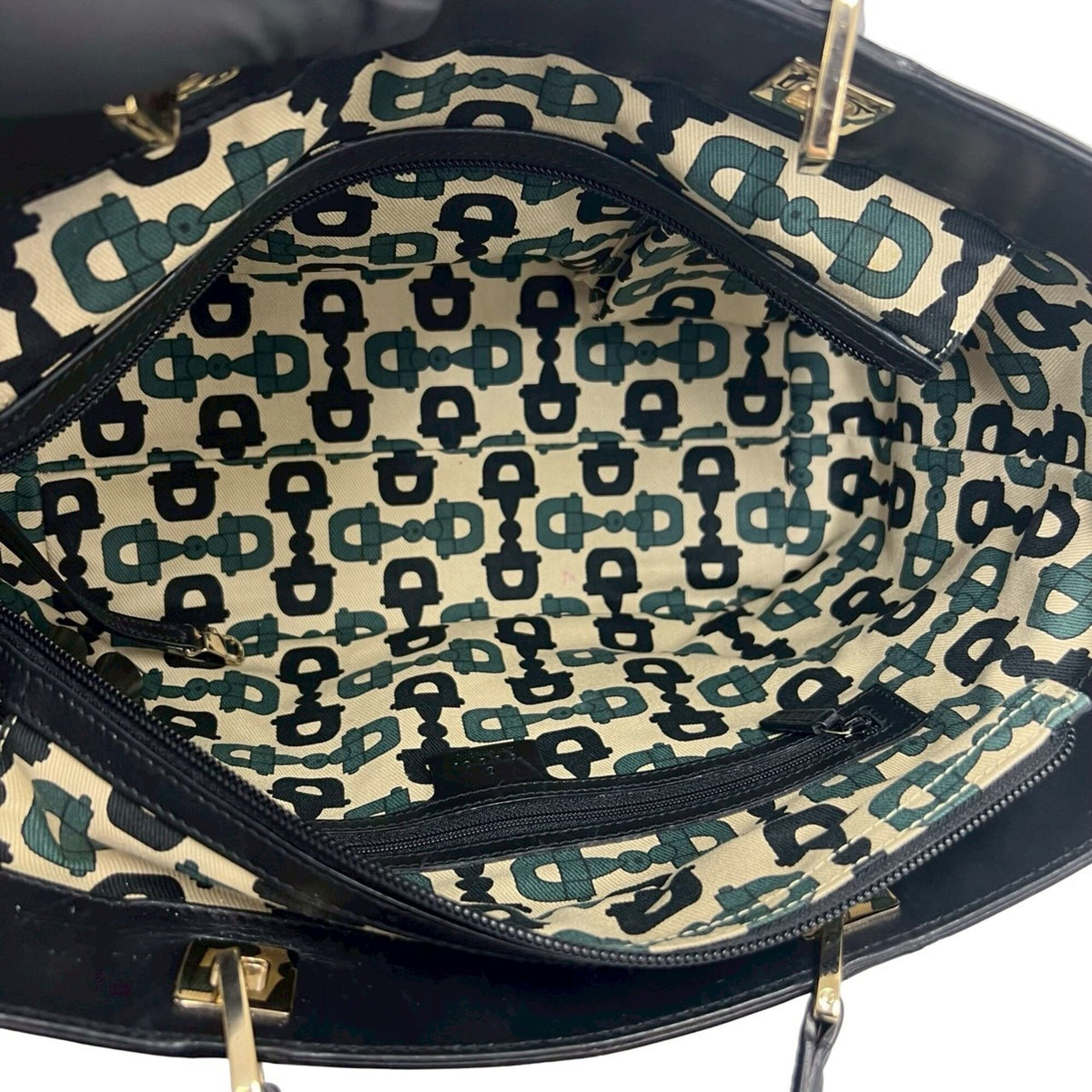Gucci Black Leather Boston Bag Handbag Tote Bag (Pre-Owned)
