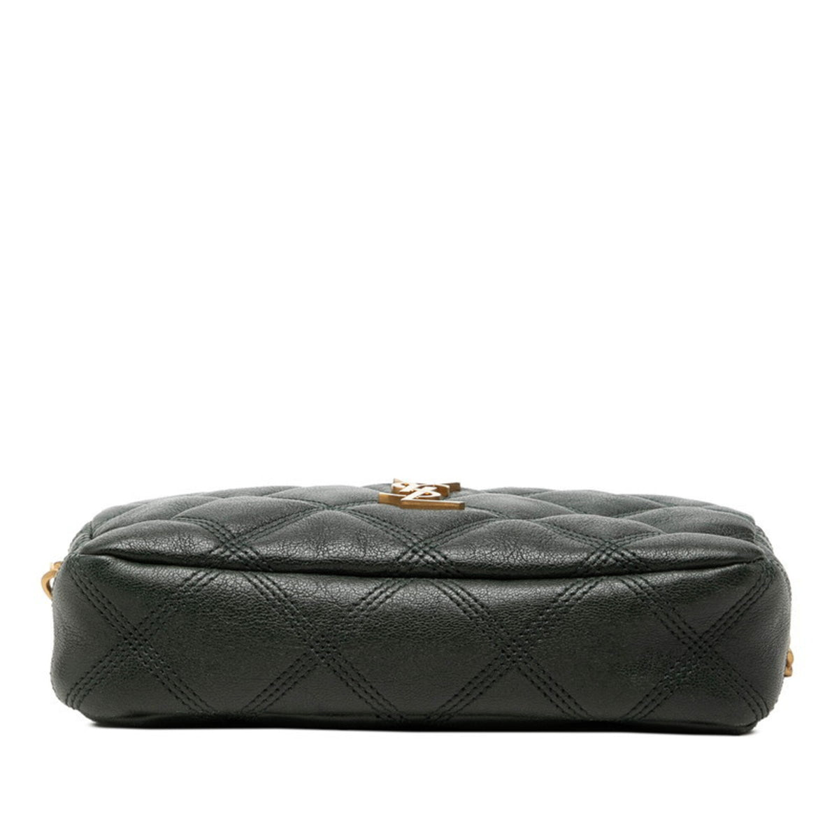 Saint Laurent Green Leather Shoulder Bag (Pre-Owned)