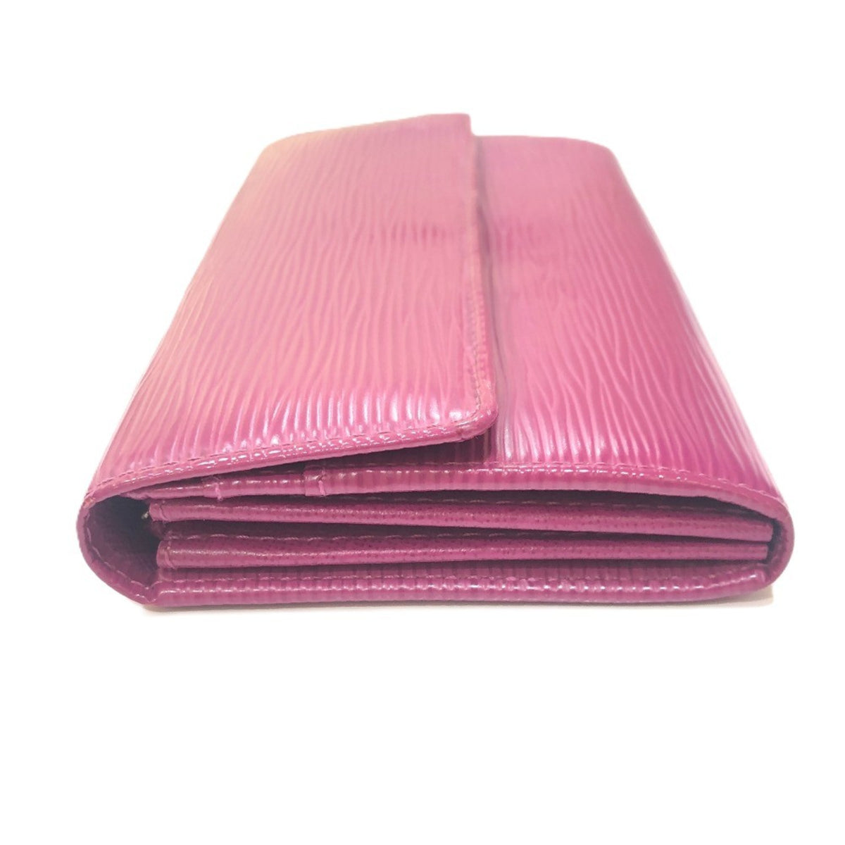 Louis Vuitton Epi Fuchsia Purple Epi Leather Long Wallet (Bi-Fold) (Pre-Owned)