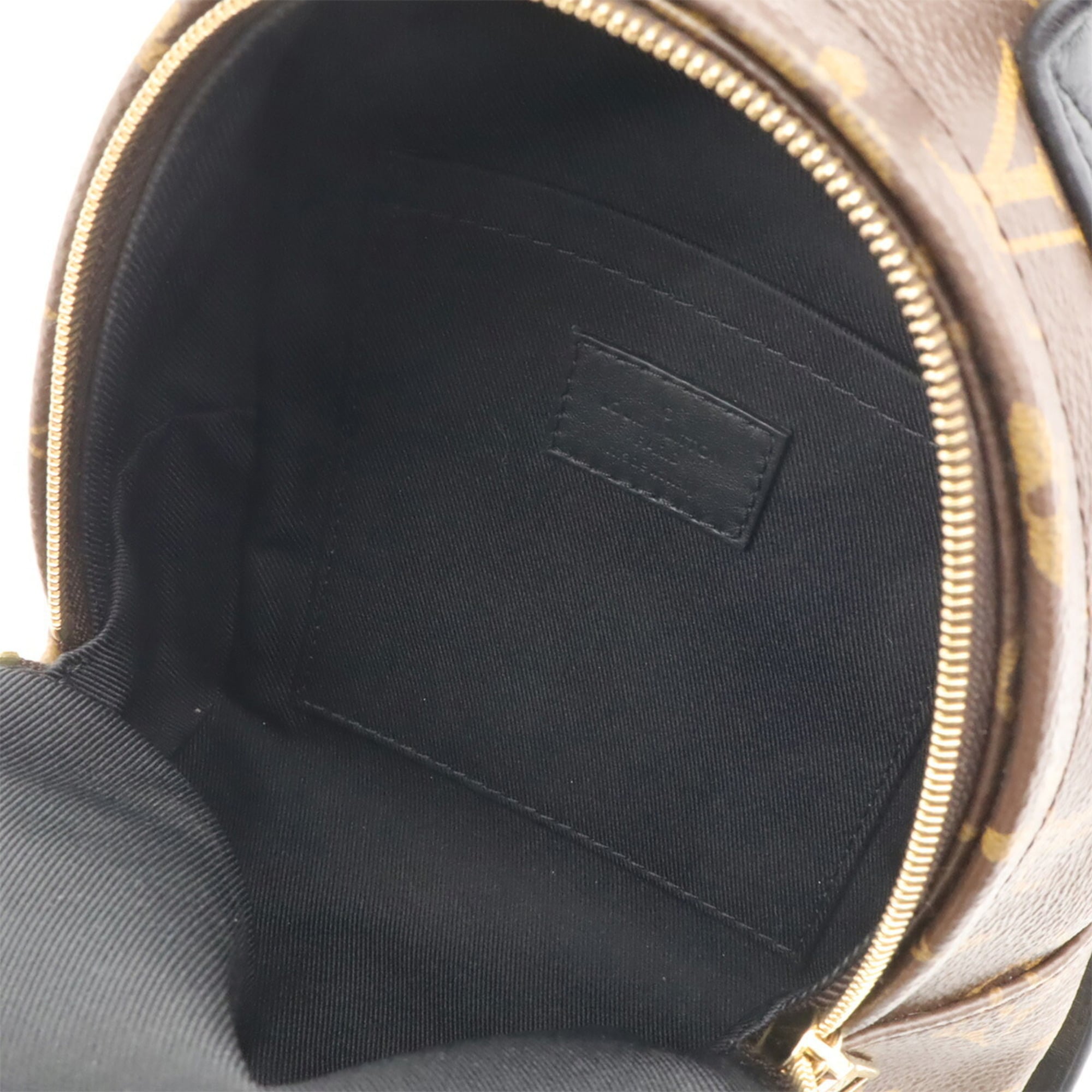 Louis Vuitton Brown Monogram Canvas Leather Backpack Shoulder Bag (Pre-Owned)