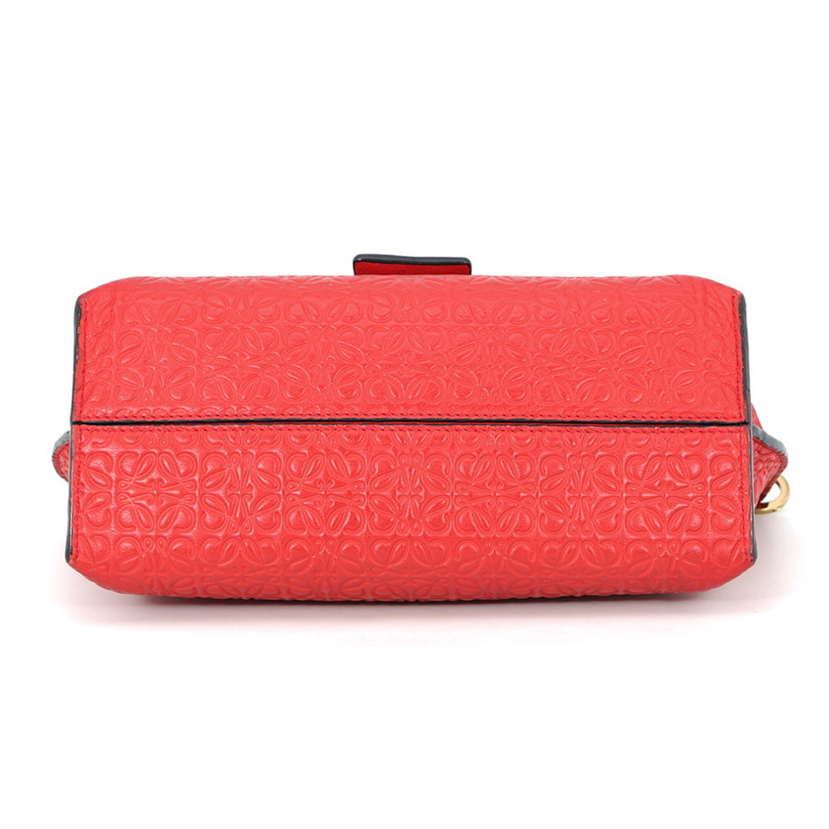 Loewe Red Color Leather Shoulder Bag (Pre-Owned)