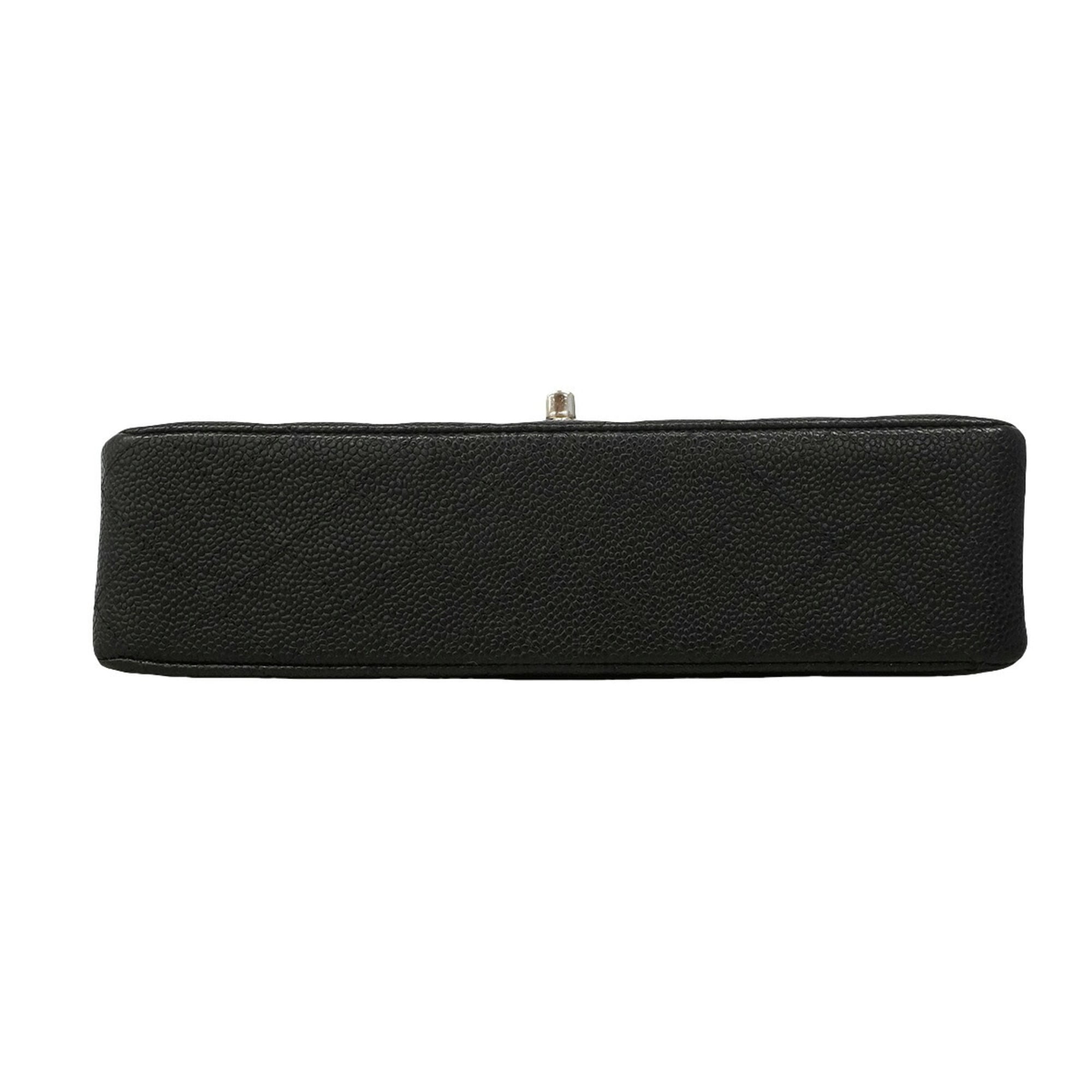 Chanel Black Grained Calfskin Shoulder Bag (Pre-Owned)
