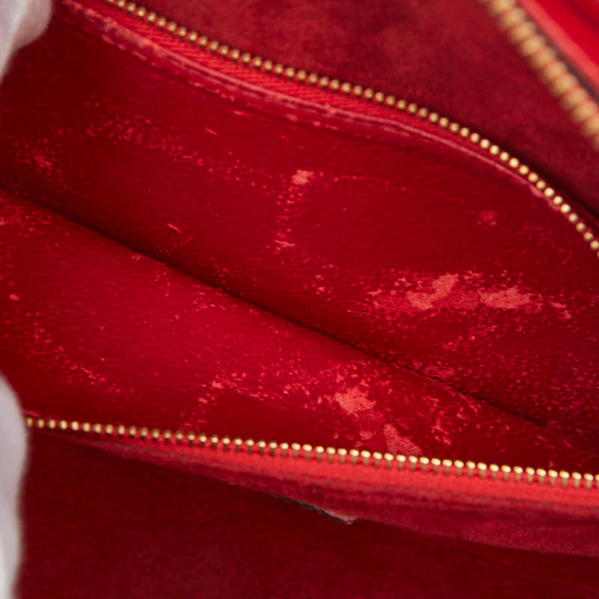 Louis Vuitton Epi Castilian Red Leather Boston Bag Shoulder Bag (Pre-Owned)