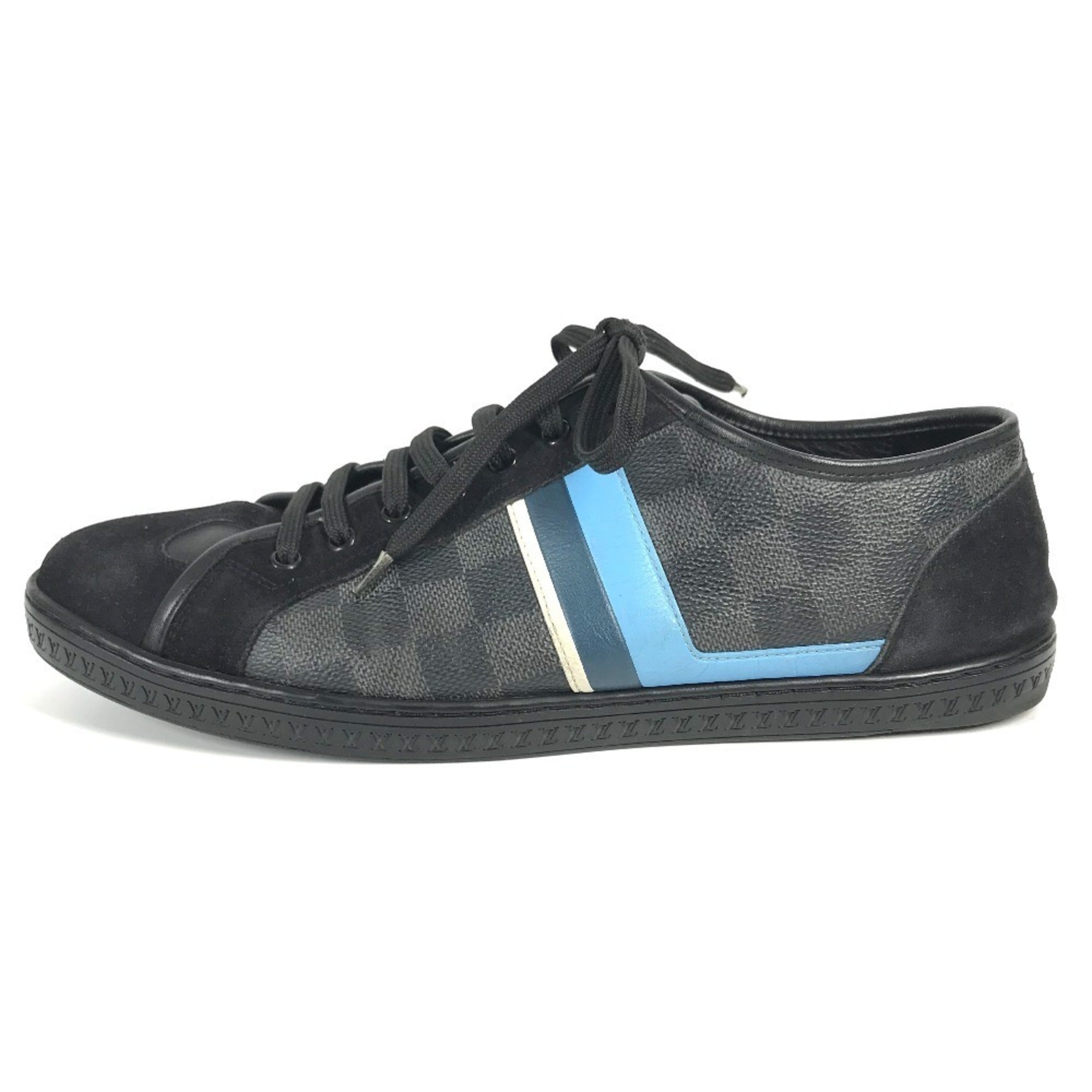 Louis Vuitton Black Blue Sneakers (Pre-Owned)