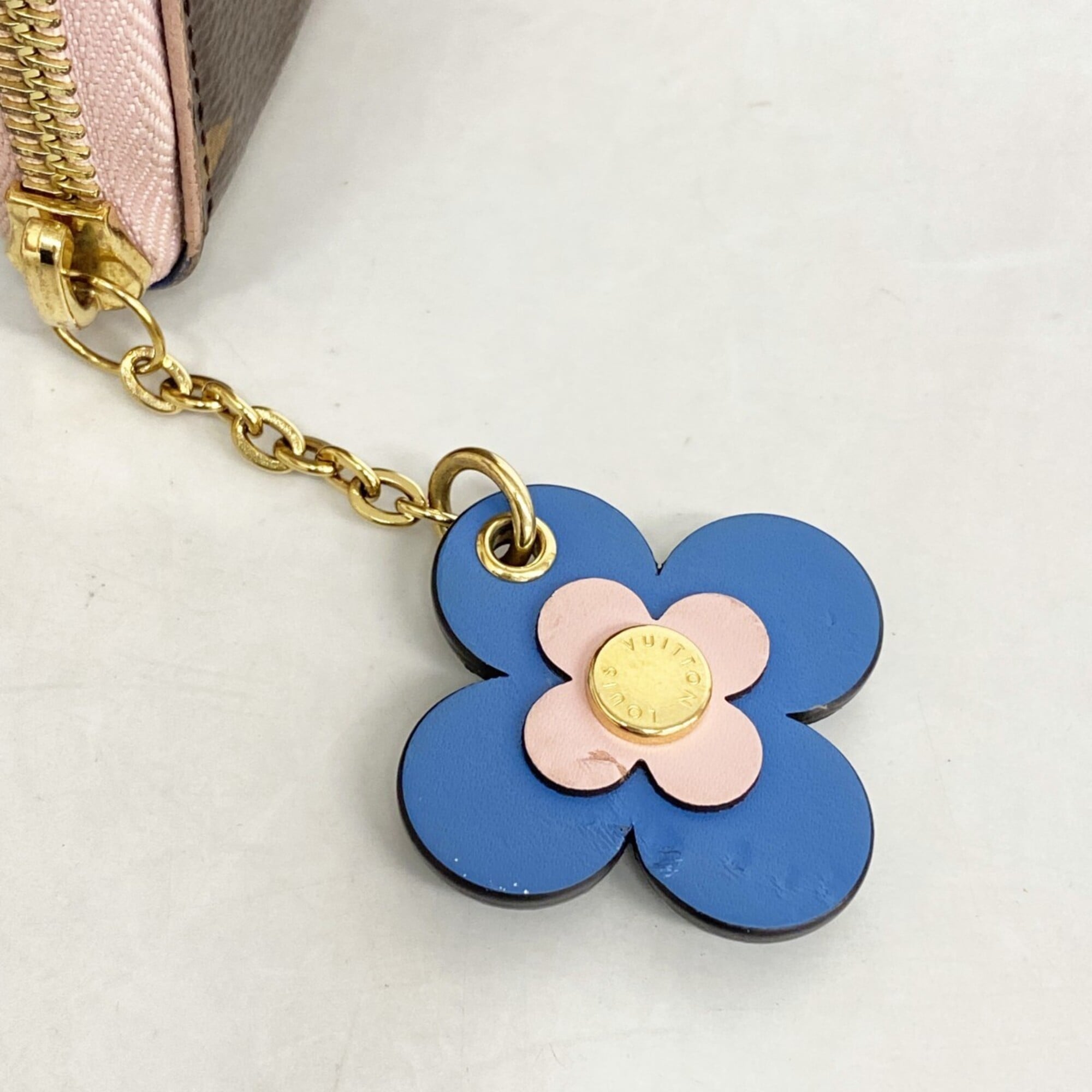 Louis Vuitton Blue Rose Ballerine Long Wallet (Bi-Fold) (Pre-Owned)