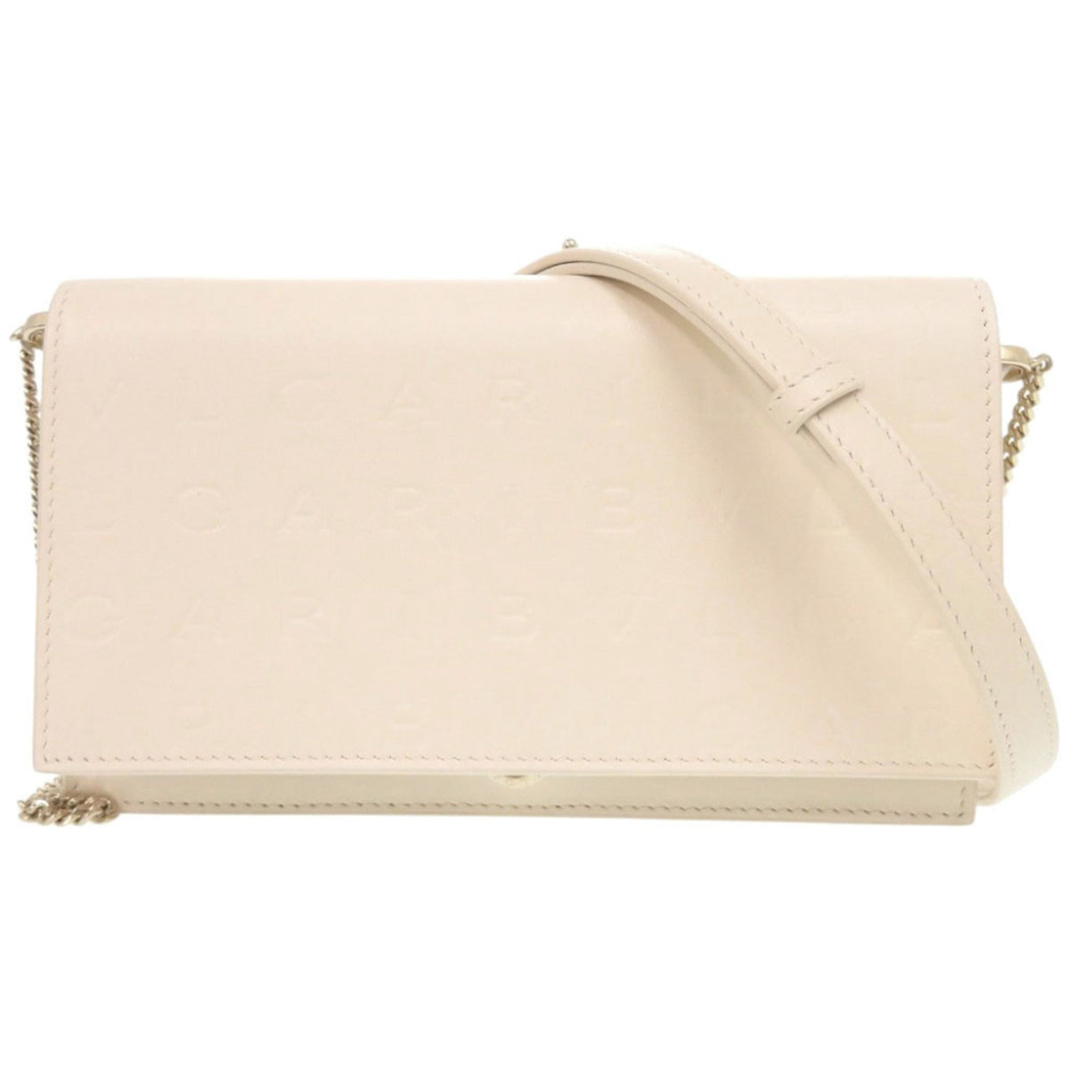 Bvlgari Ivory Leather Shoulder Bag (Pre-Owned)