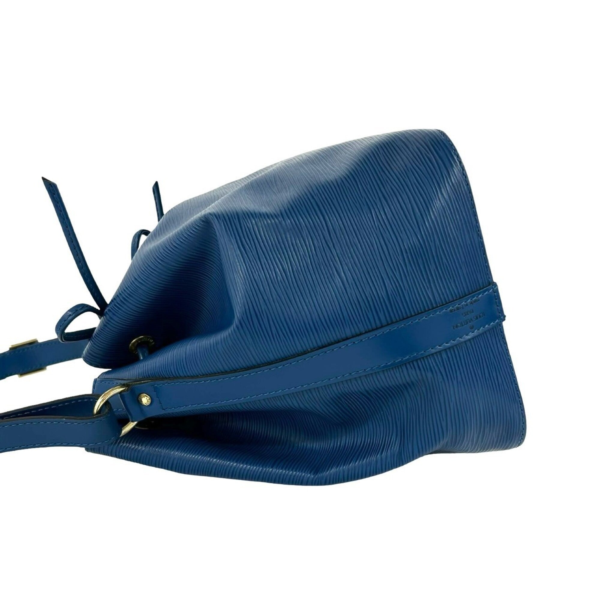 Louis Vuitton Blue Leather Shoulder Bag (Pre-Owned)