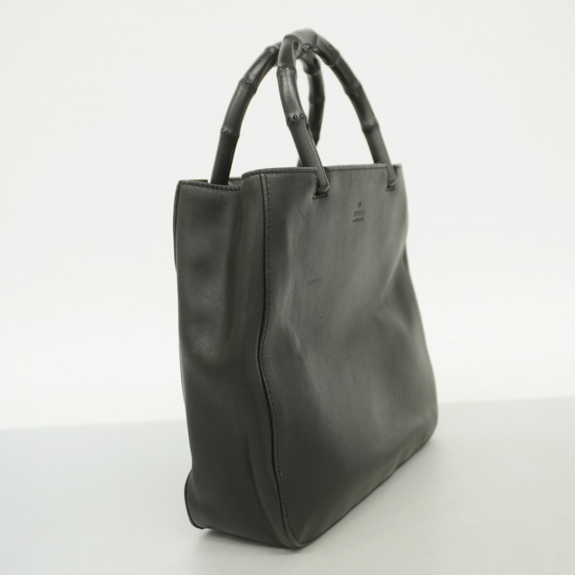 Gucci Black Leather Handbag (Pre-Owned)