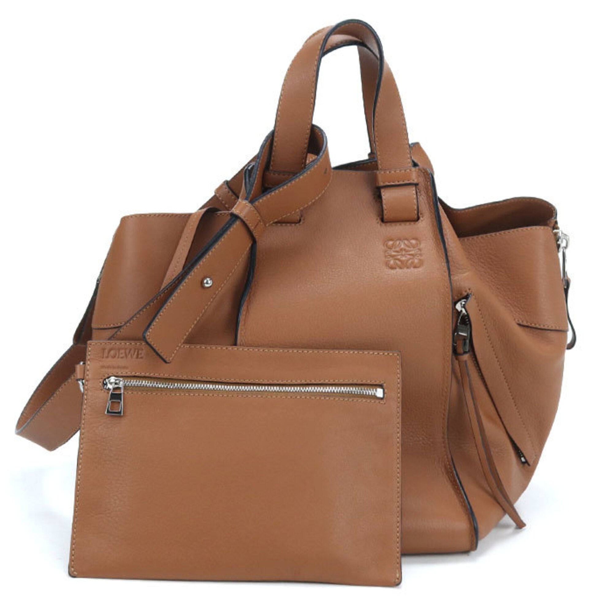 Loewe Brown Leather Handbag (Pre-Owned)