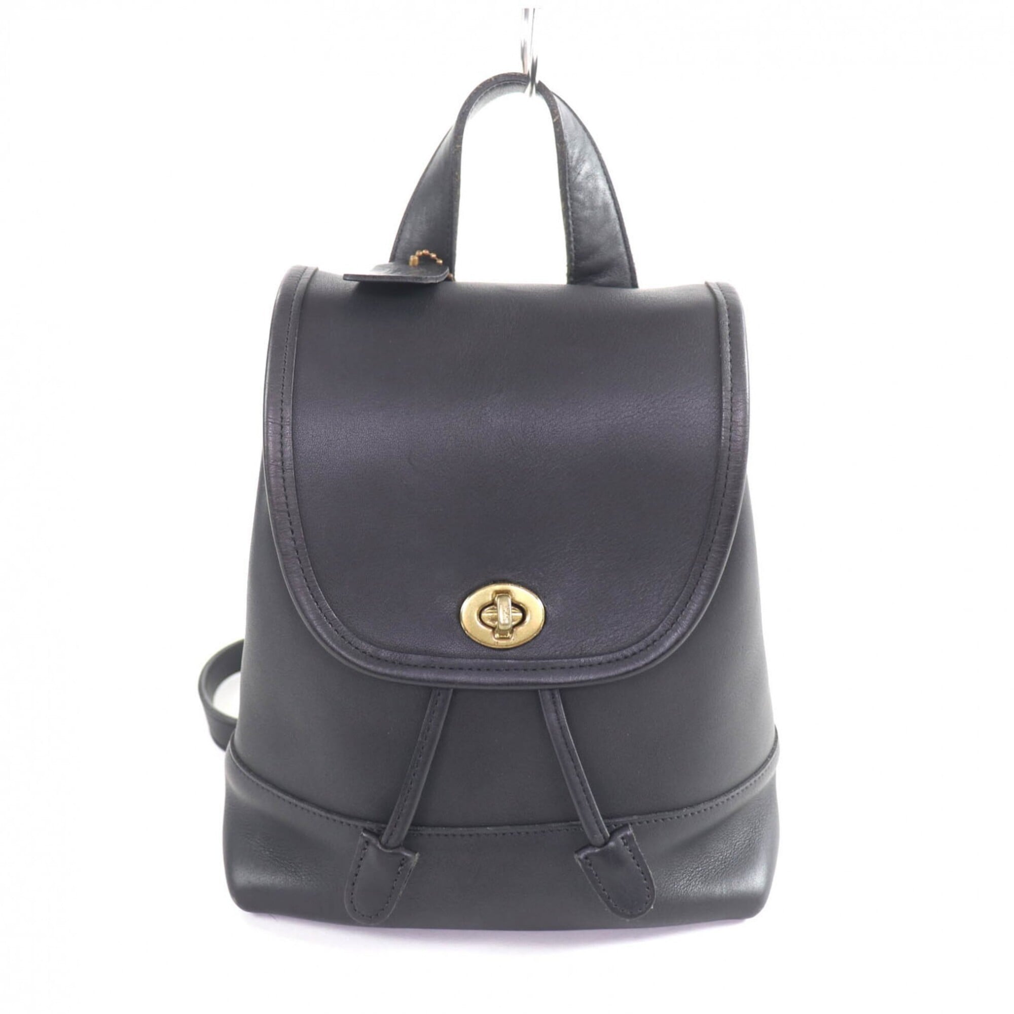 Coach Gold Leather Backpack (Pre-Owned)