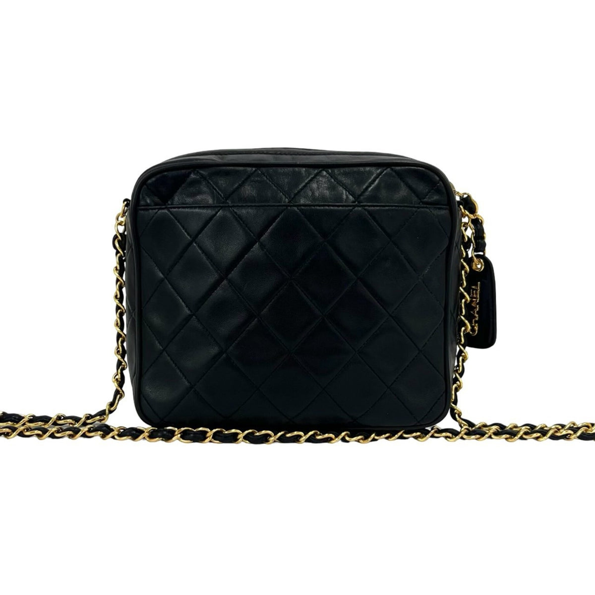 Chanel Black Leather Shoulder Bag (Pre-Owned)
