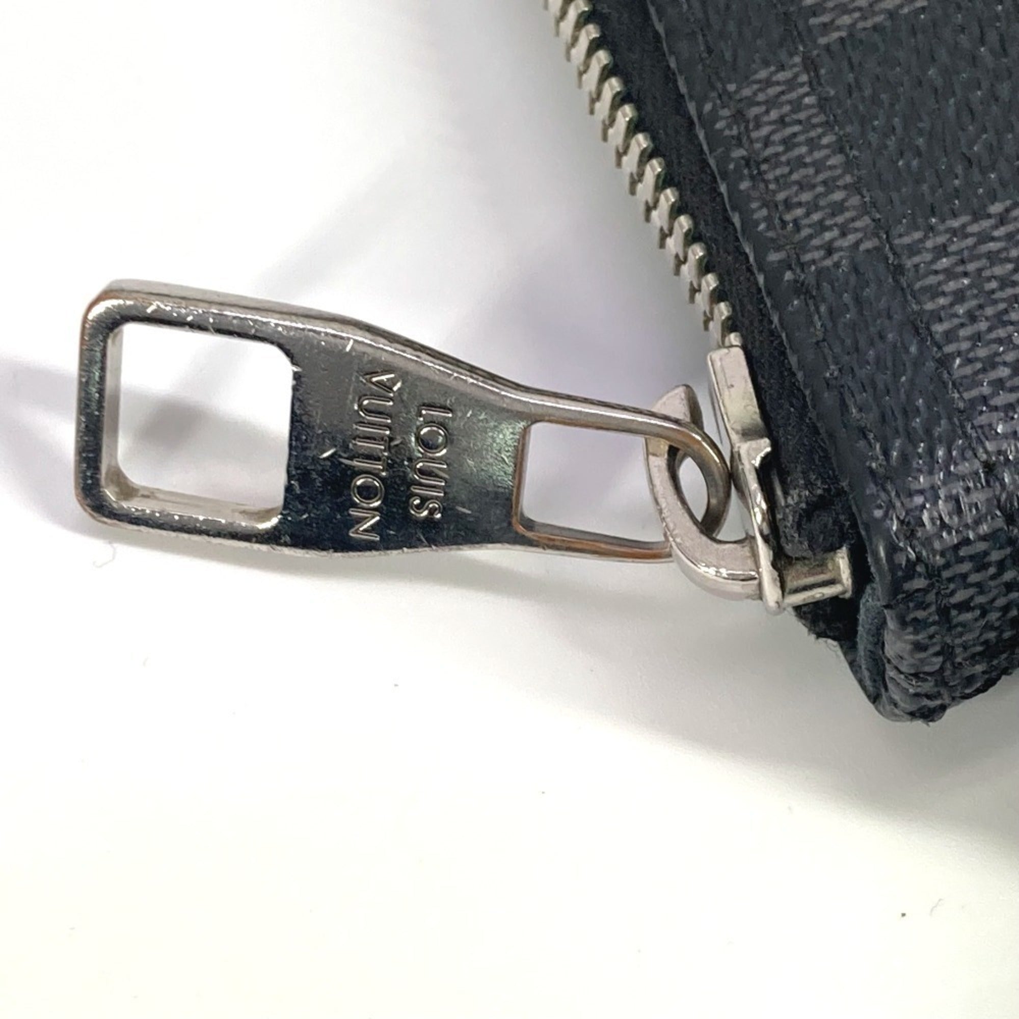 Louis Vuitton Black Damier Graphite Shoulder Bag (Pre-Owned)
