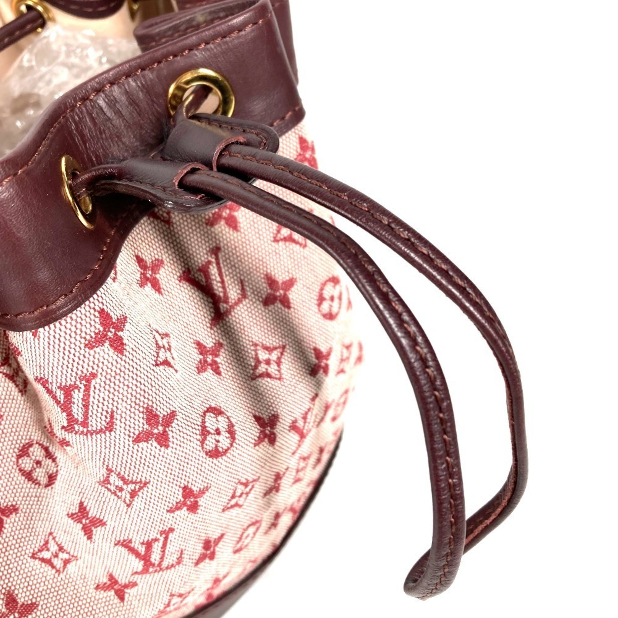 Louis Vuitton Cerise Red Color Monogram Mini Handbag Shoulder Bag (Pre-Owned)