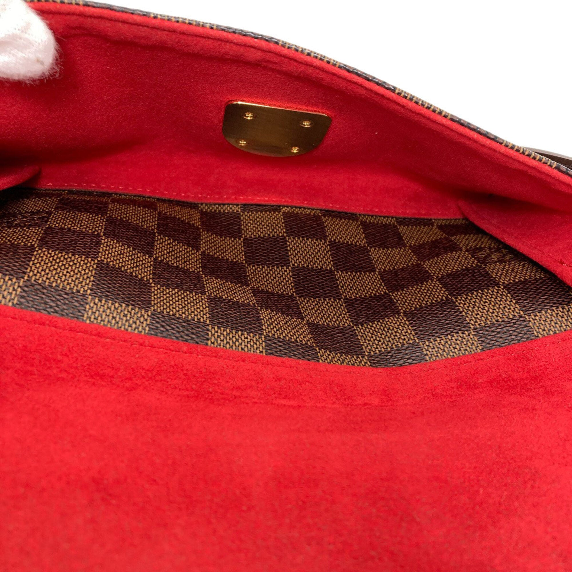 Louis Vuitton Damier Damier Canvas Ebene Damier Canvas Shoulder Bag (Pre-Owned)