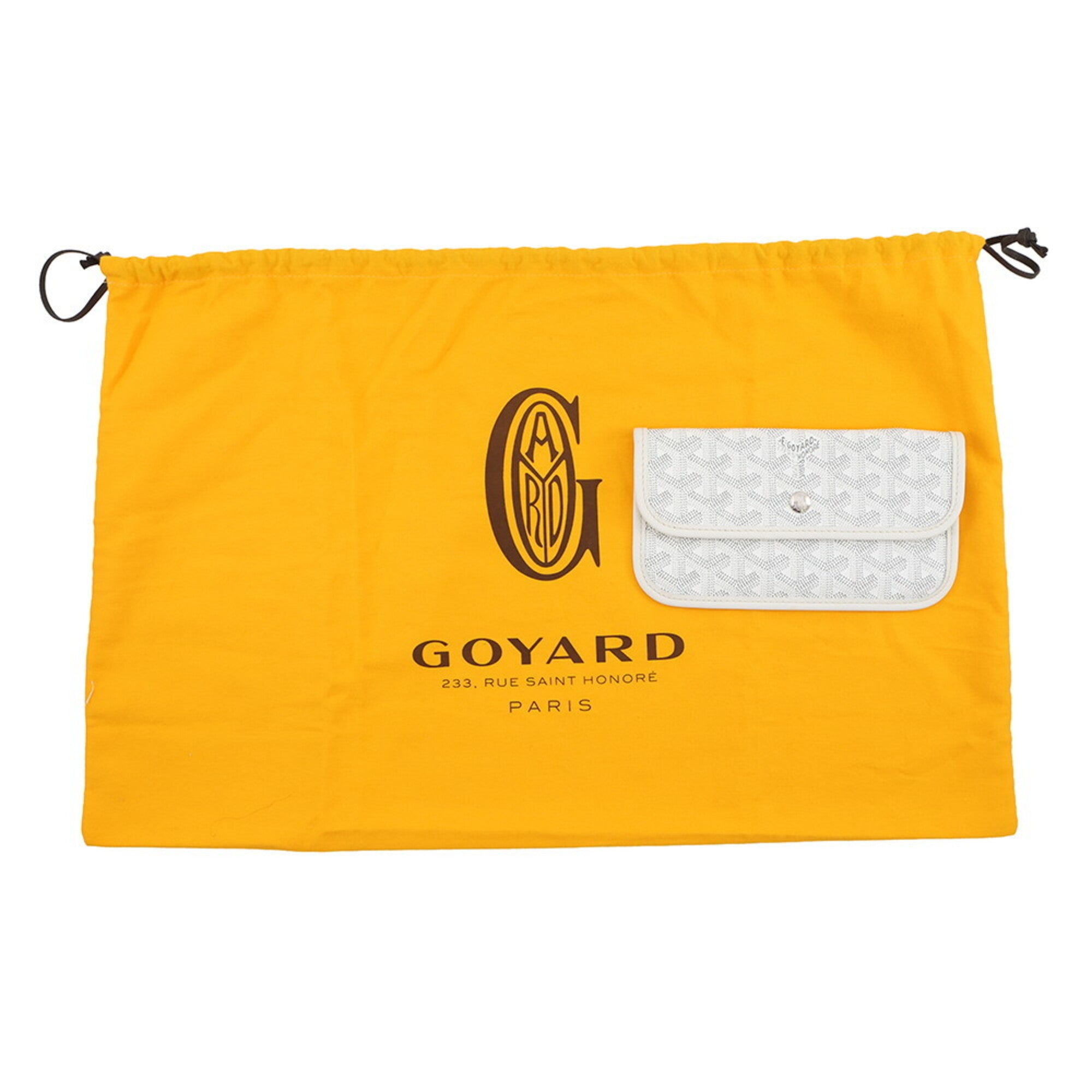 Goyard White Pvc Leather Tote Bag (Pre-Owned)