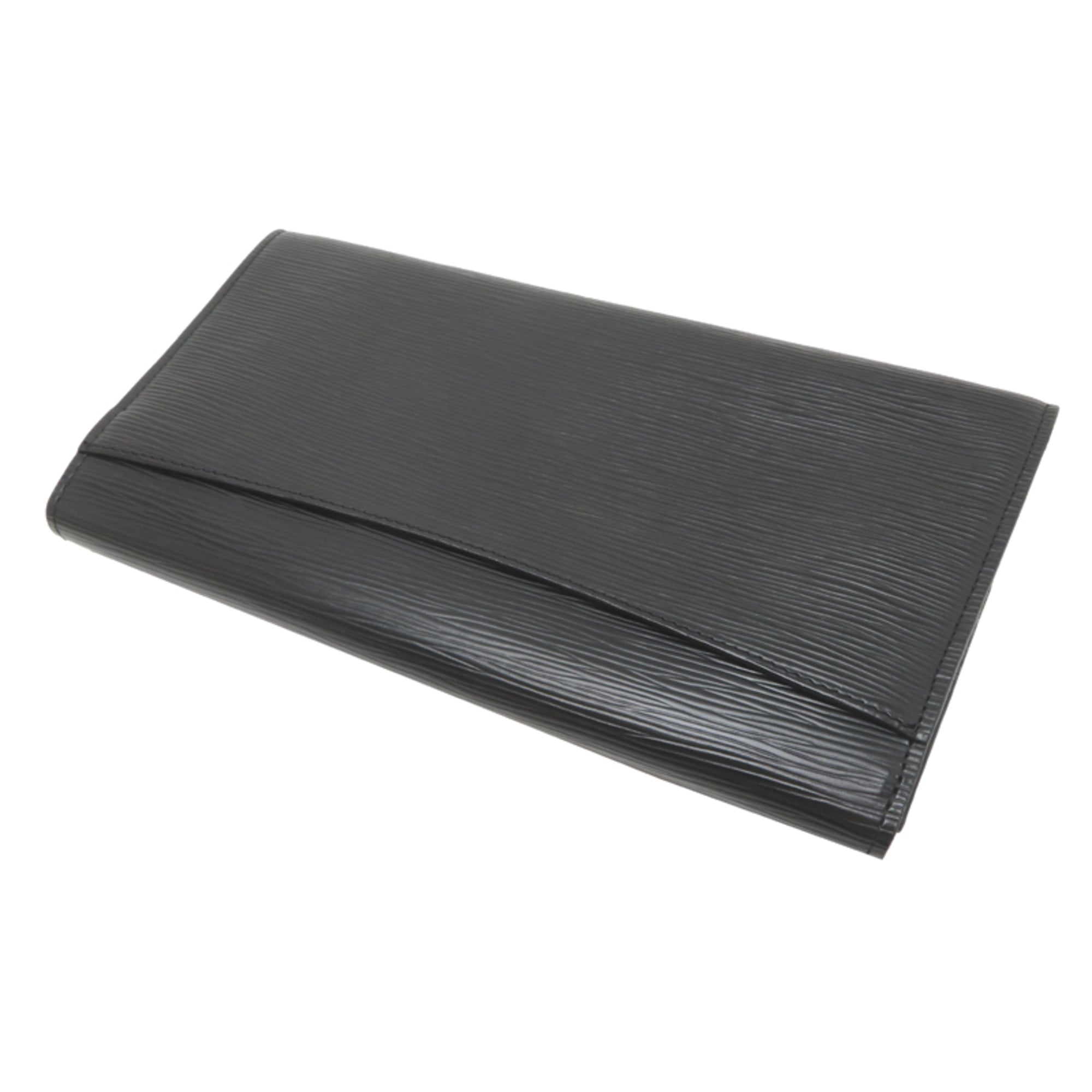 Louis Vuitton Black Epi Leather Clutch Bag (Pre-Owned)