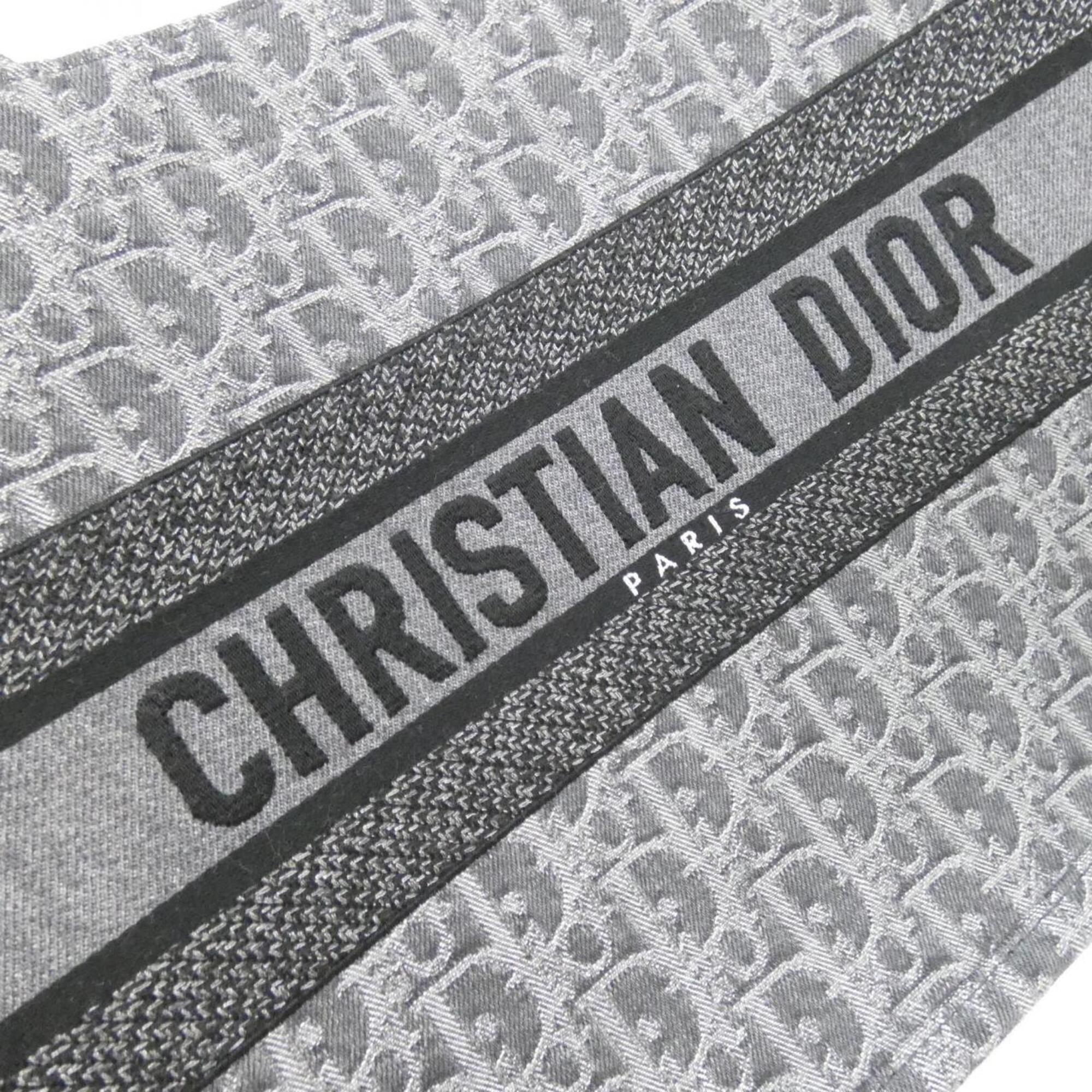 Christian Dior Gray Denim Handbag (Pre-Owned)