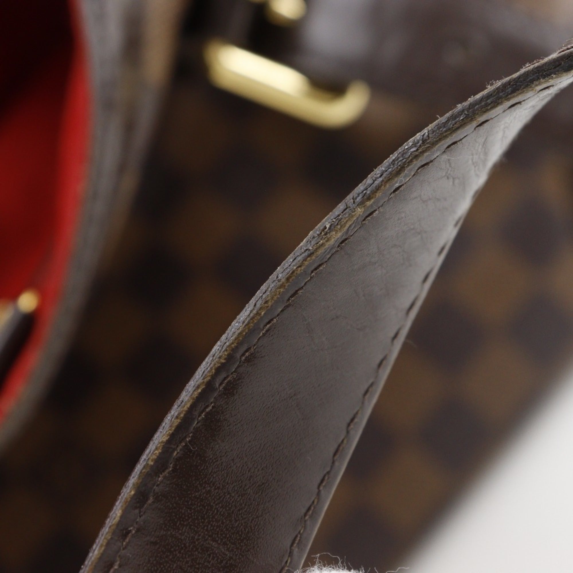 Louis Vuitton Brown Damier Canvas Tote Bag (Pre-Owned)