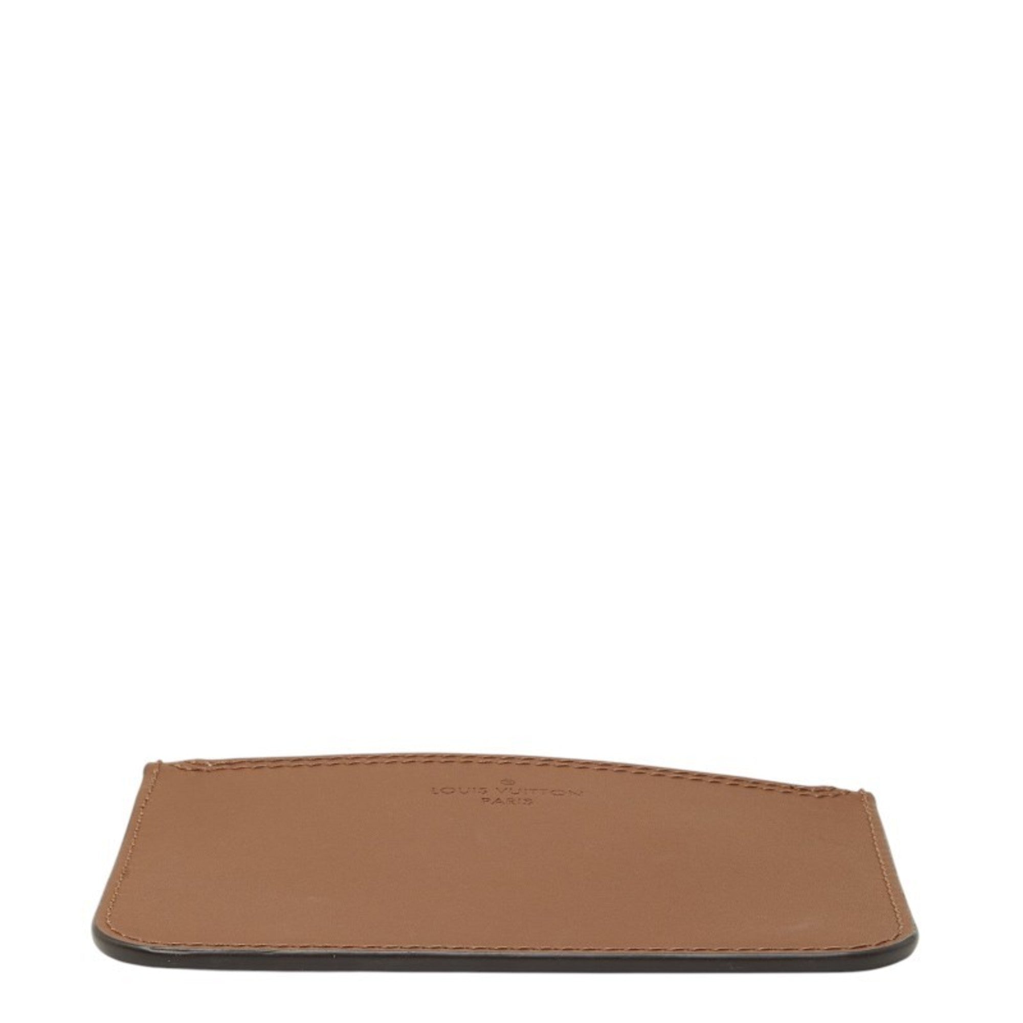 Louis Vuitton Brown Mahina Leather Leather Handbag Pouch (Pre-Owned)