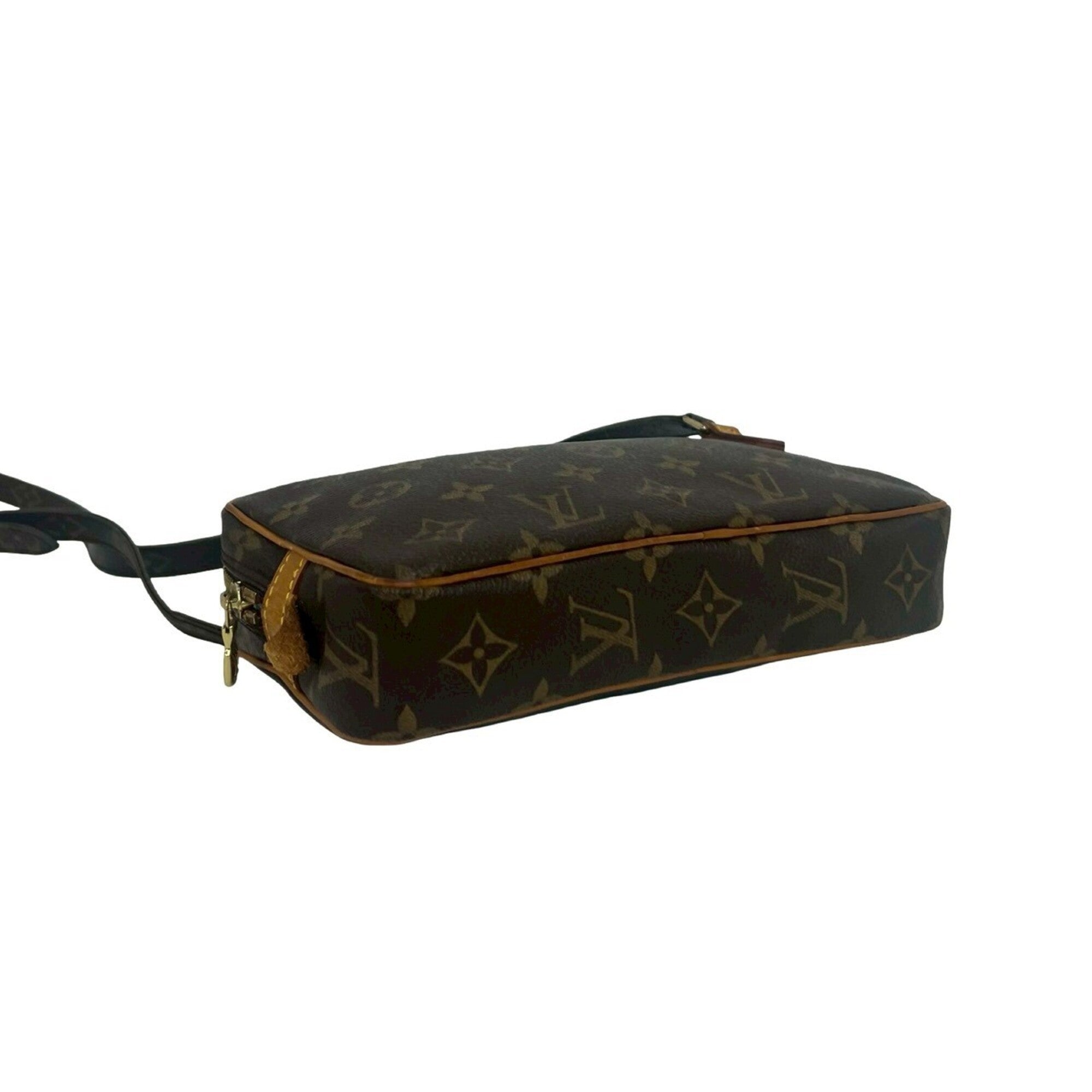 Louis Vuitton Brown Leather Pvc Pochette Shoulder Bag (Pre-Owned)