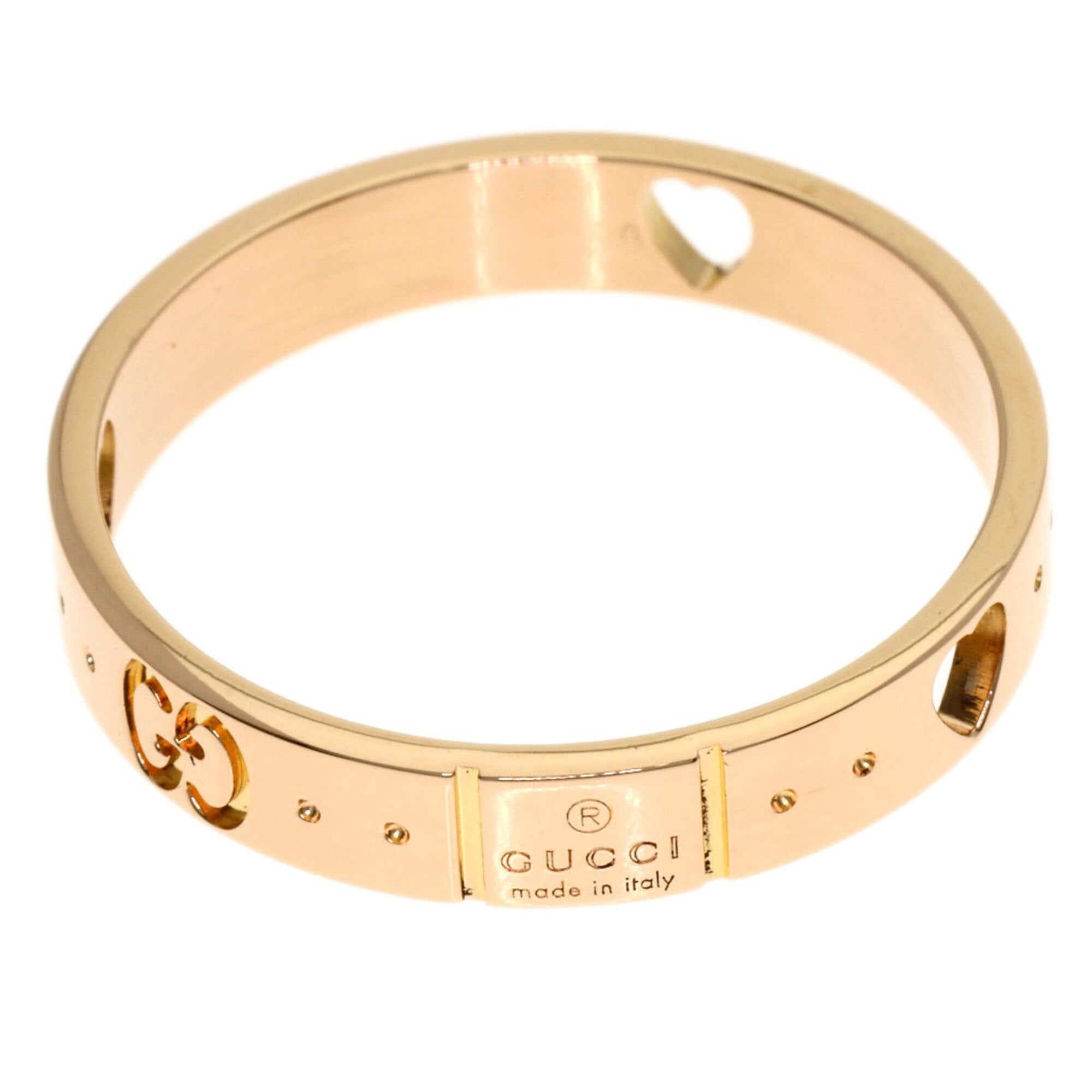 Gucci Icon Pink Gold (18K) Band Ring (Pre-Owned)