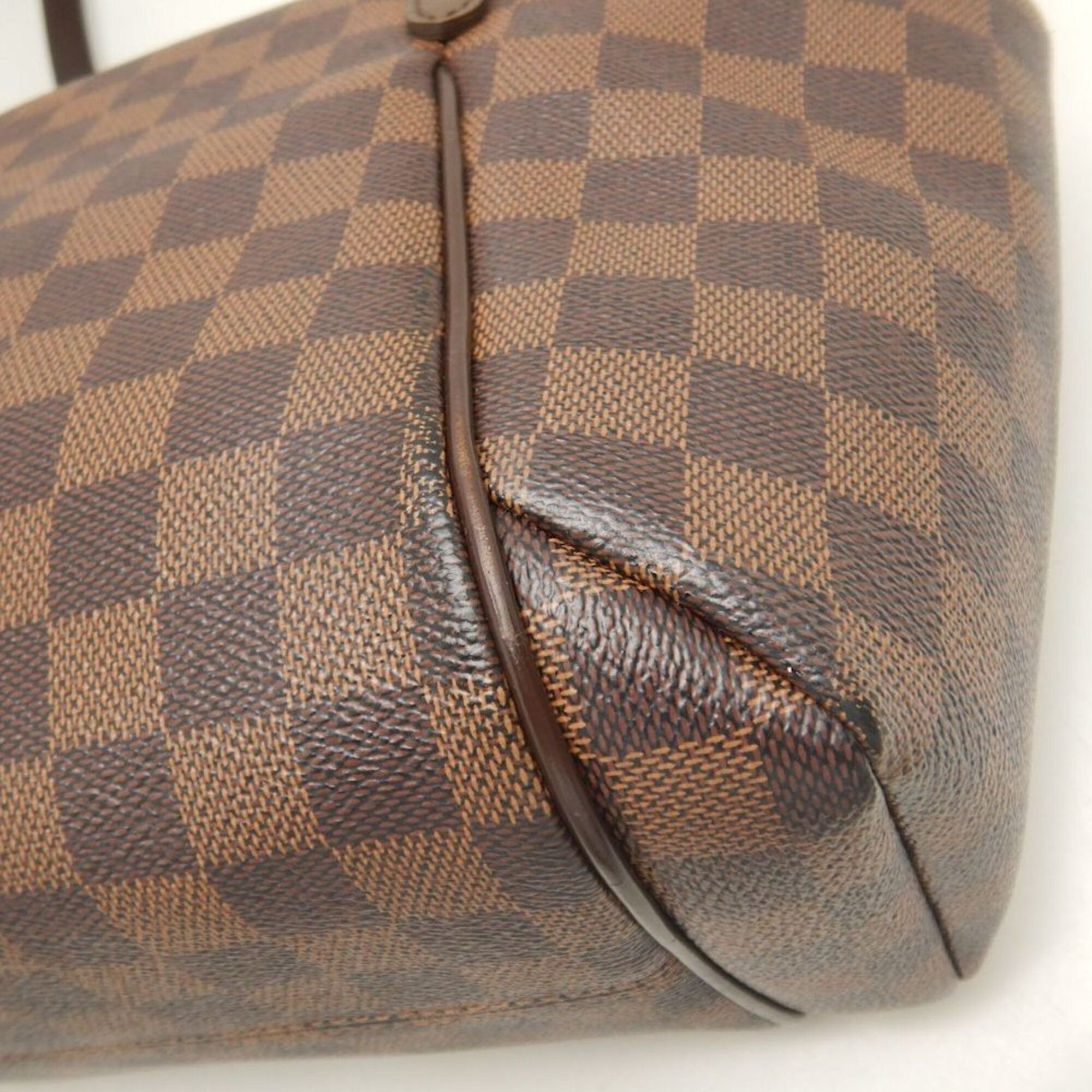 Louis Vuitton Damier Canvas Ebene Damier Canvas Tote Bag (Pre-Owned)