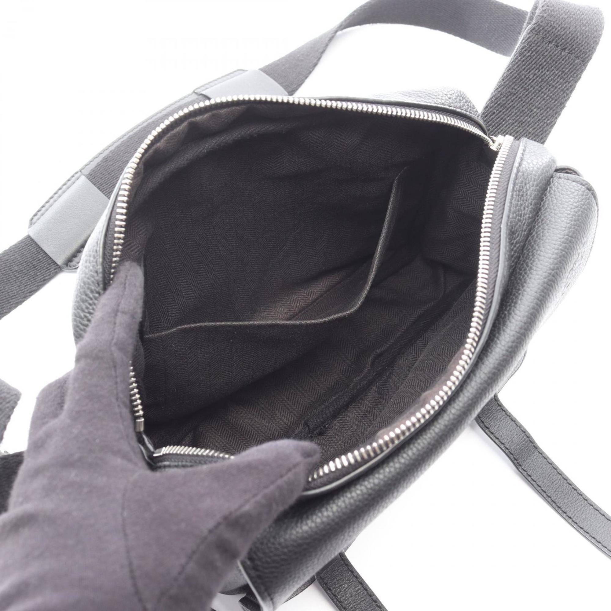 Loewe Black Leather Shoulder Bag (Pre-Owned)