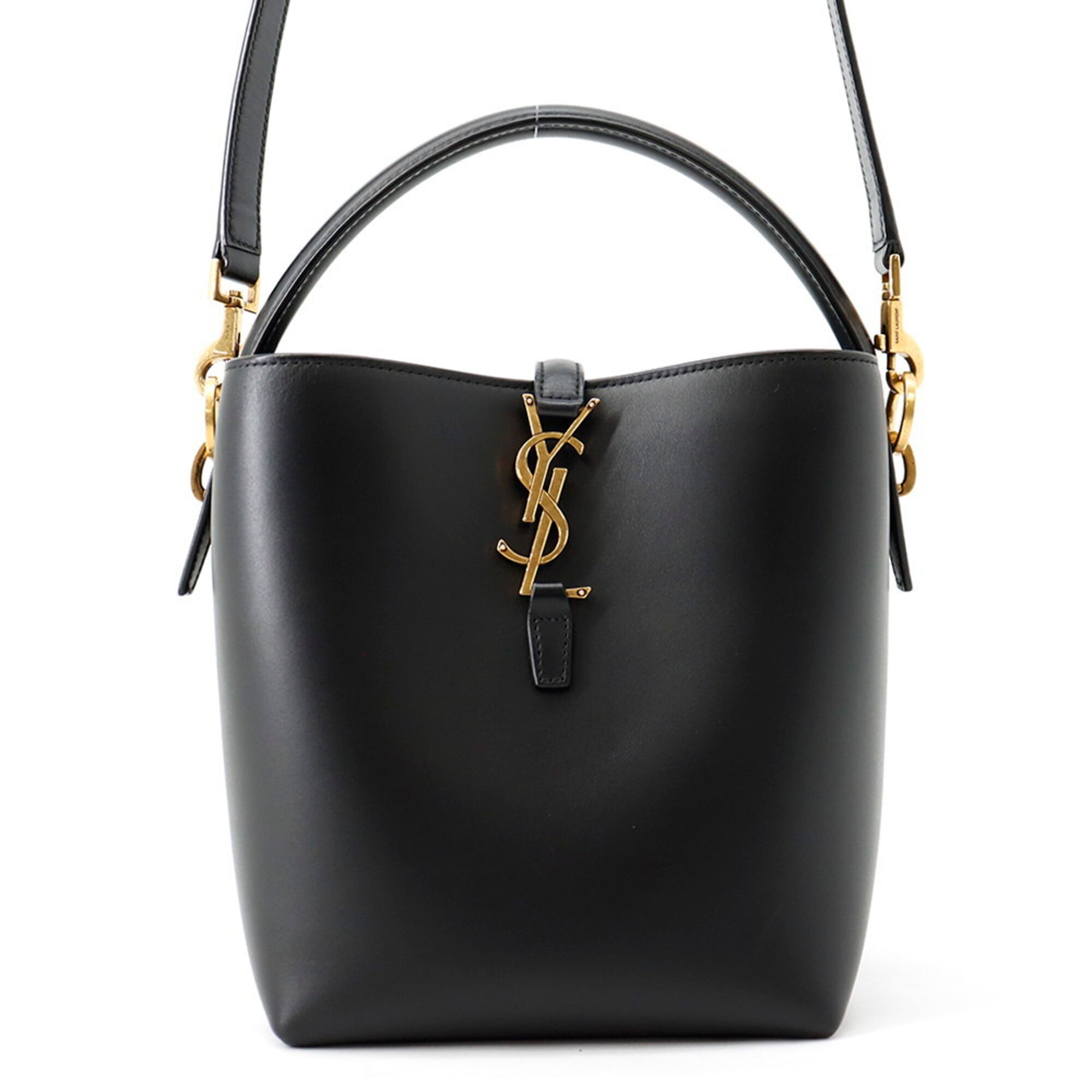 Yves Saint Laurent Black Leather Handbag (Pre-Owned)