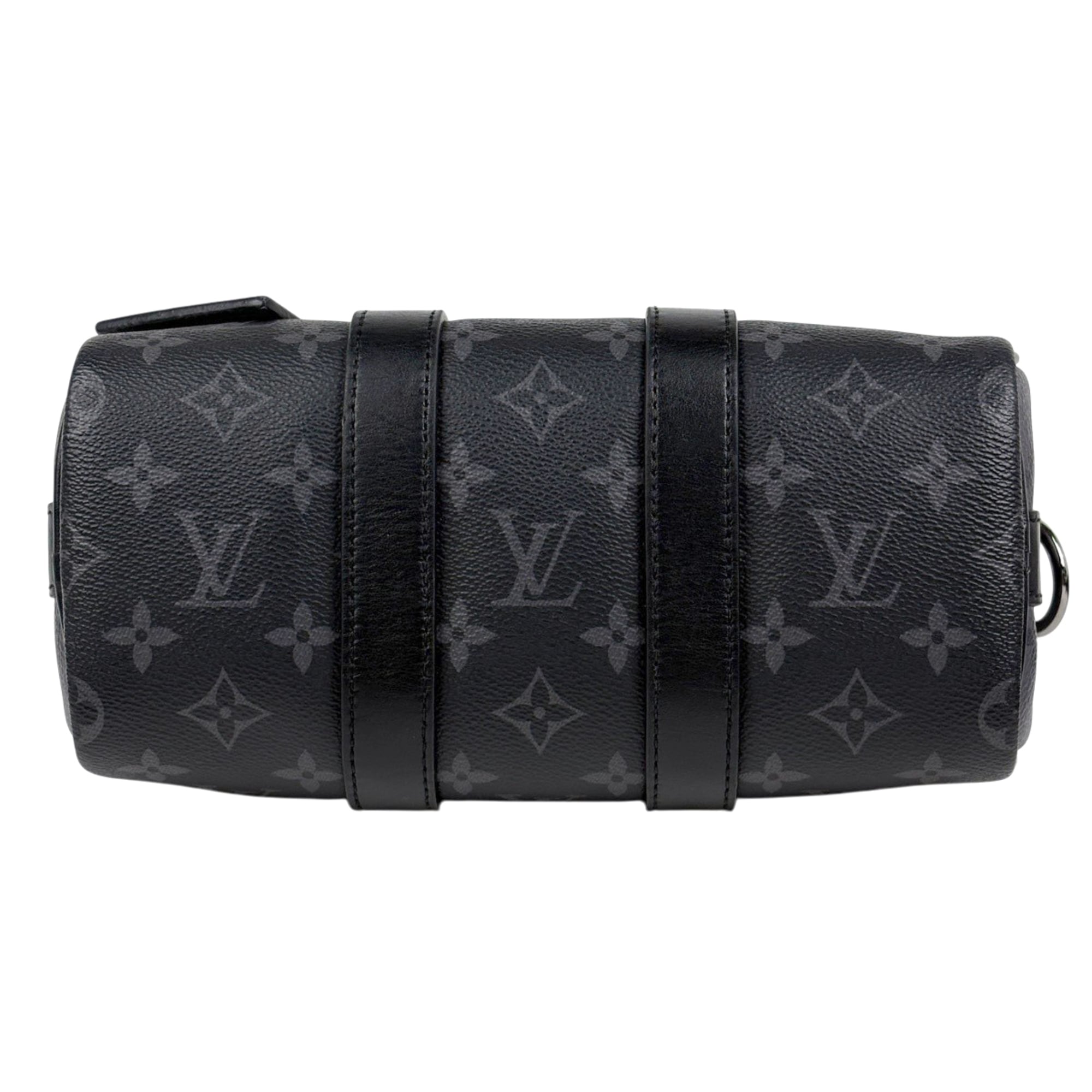 Louis Vuitton Black Gray Noir Monogram Eclipse Tote Bag (Pre-Owned)