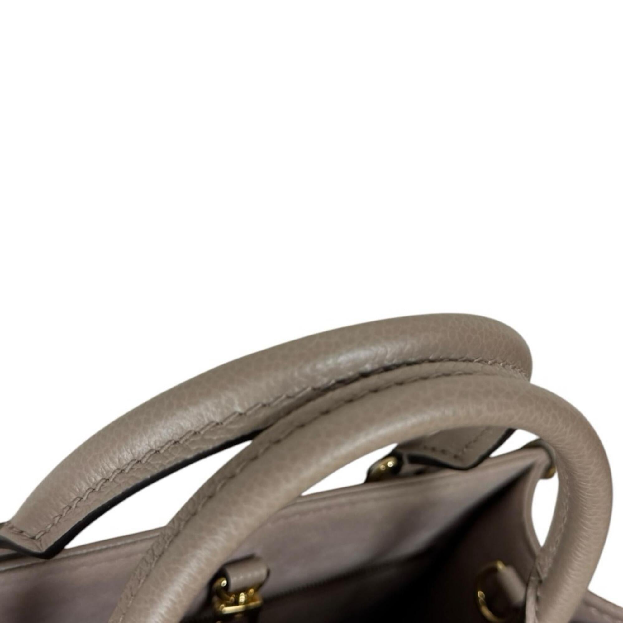 Louis Vuitton Beige Tourterelle Monogram Empreinte Shoulder Bag (Pre-Owned)