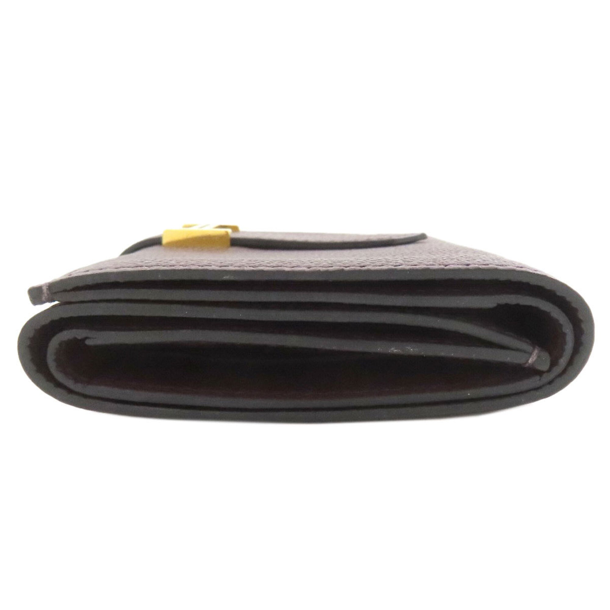 Hermes Bordeaux Epsom Leather Wallet (Bi-Fold) (Pre-Owned)