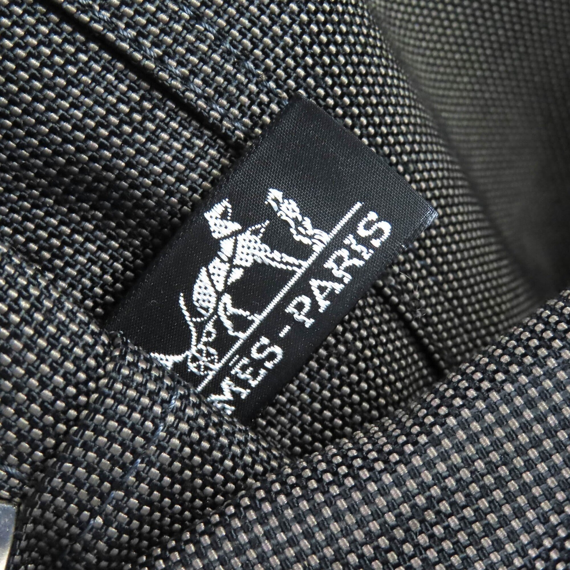 Hermes Her Line Gray Polyamide Polyester Boston Bag Tote Bag (Pre-Owned)