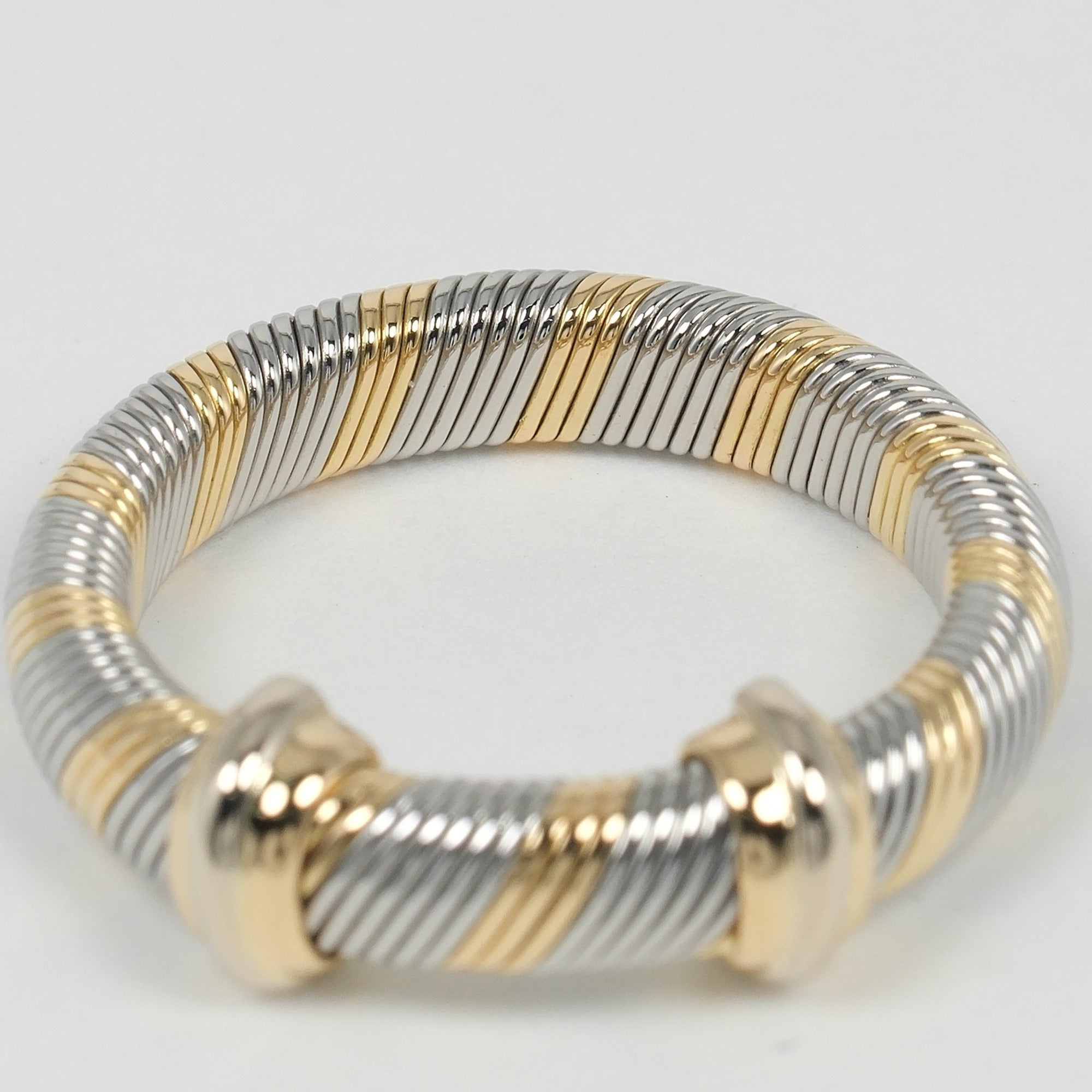 Cartier Yellow Gold (18K) Stainless Steel Band Ring (Pre-Owned)