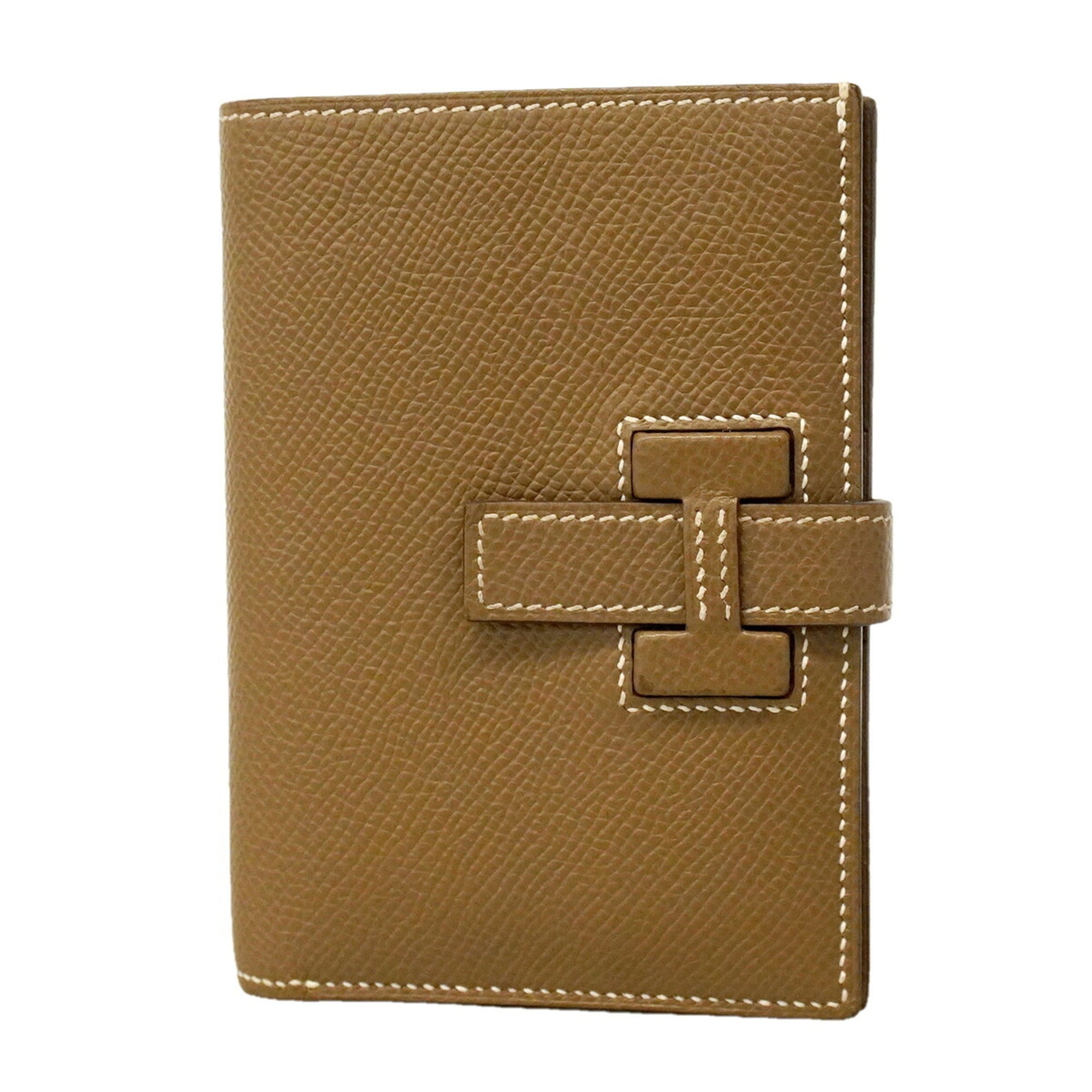 Hermes Etoupe Gray Leather Wallet (Bi-Fold) (Pre-Owned)