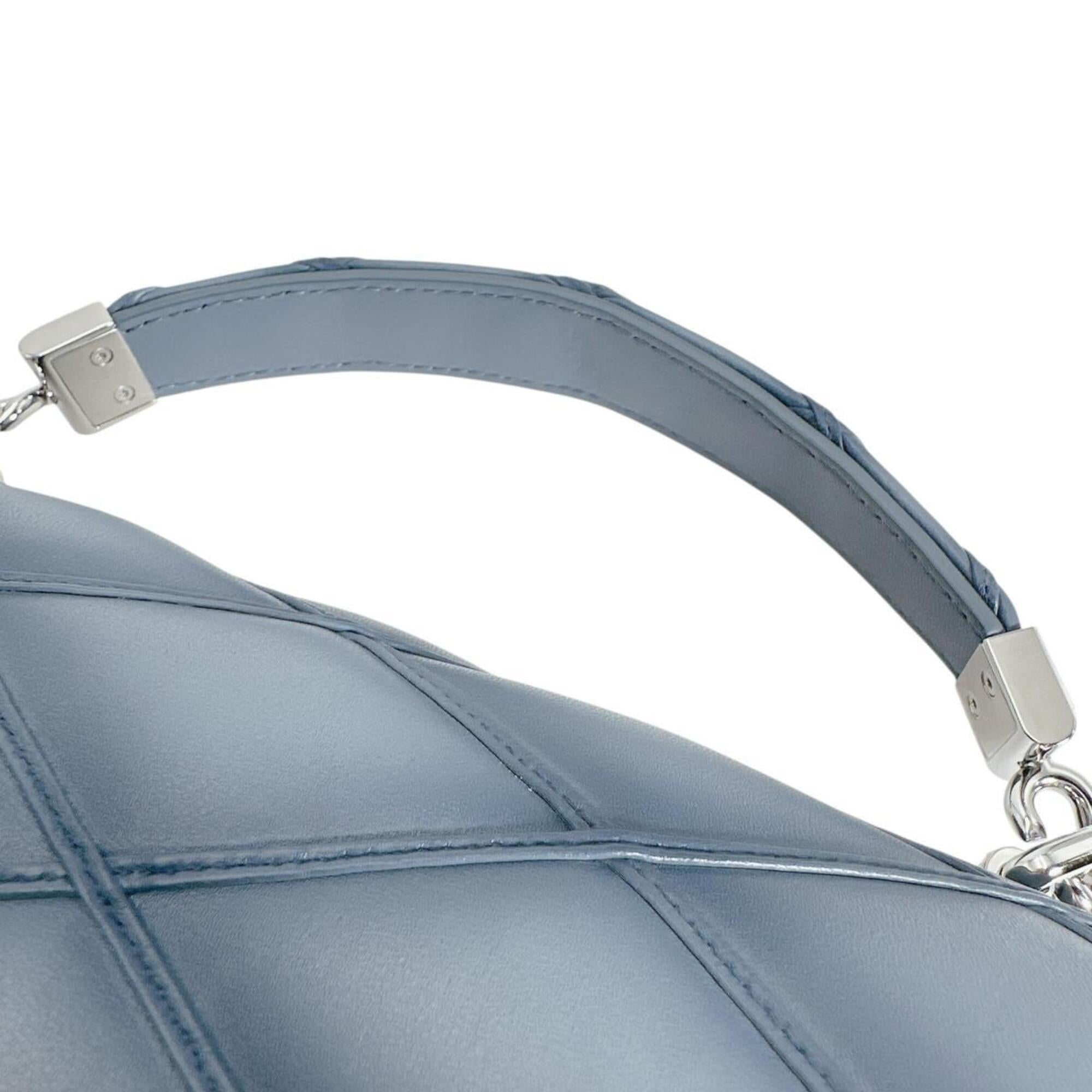 Louis Vuitton Blue Leather Handbag (Pre-Owned)