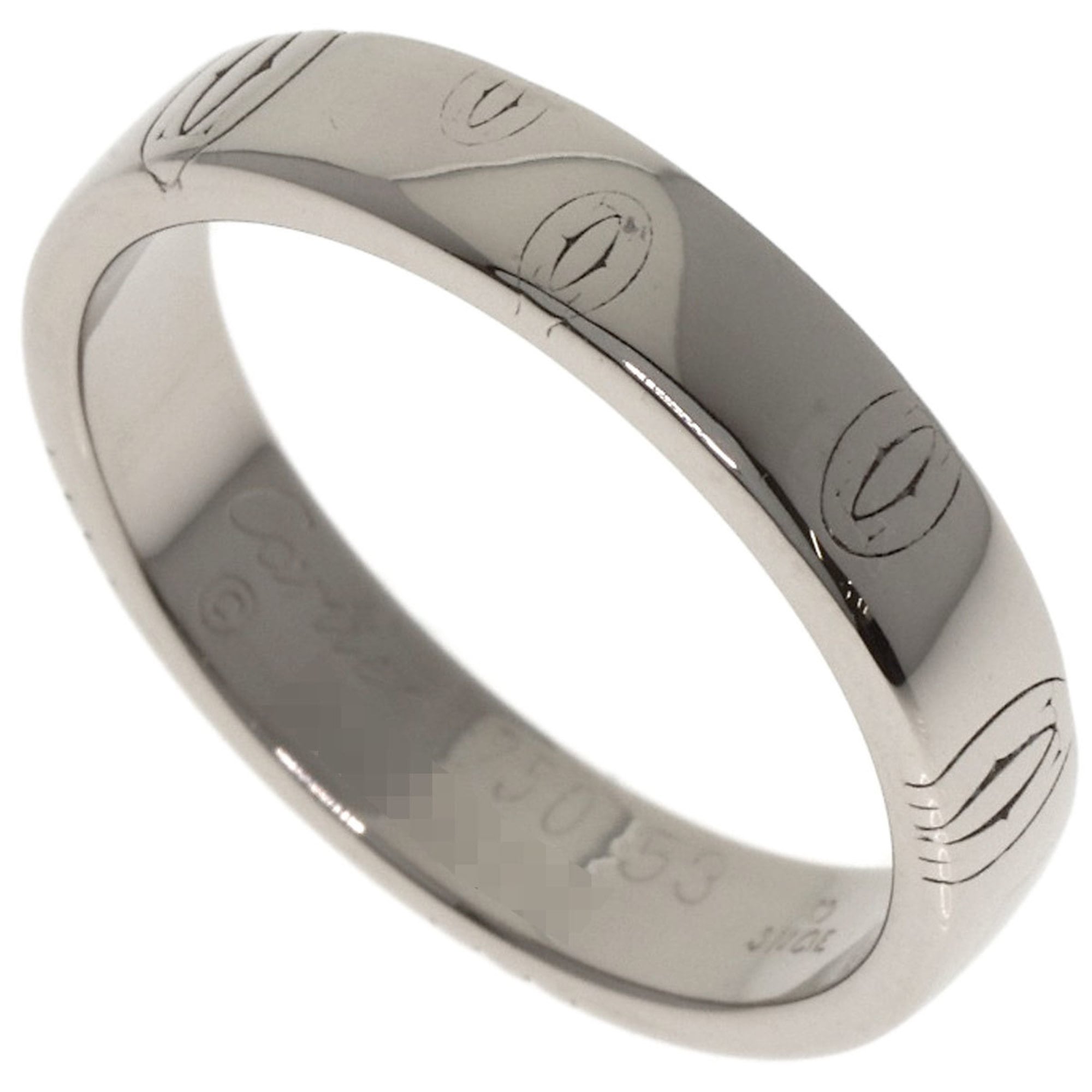 Cartier Happy Birthday White Gold (18K) Band Ring (Pre-Owned)