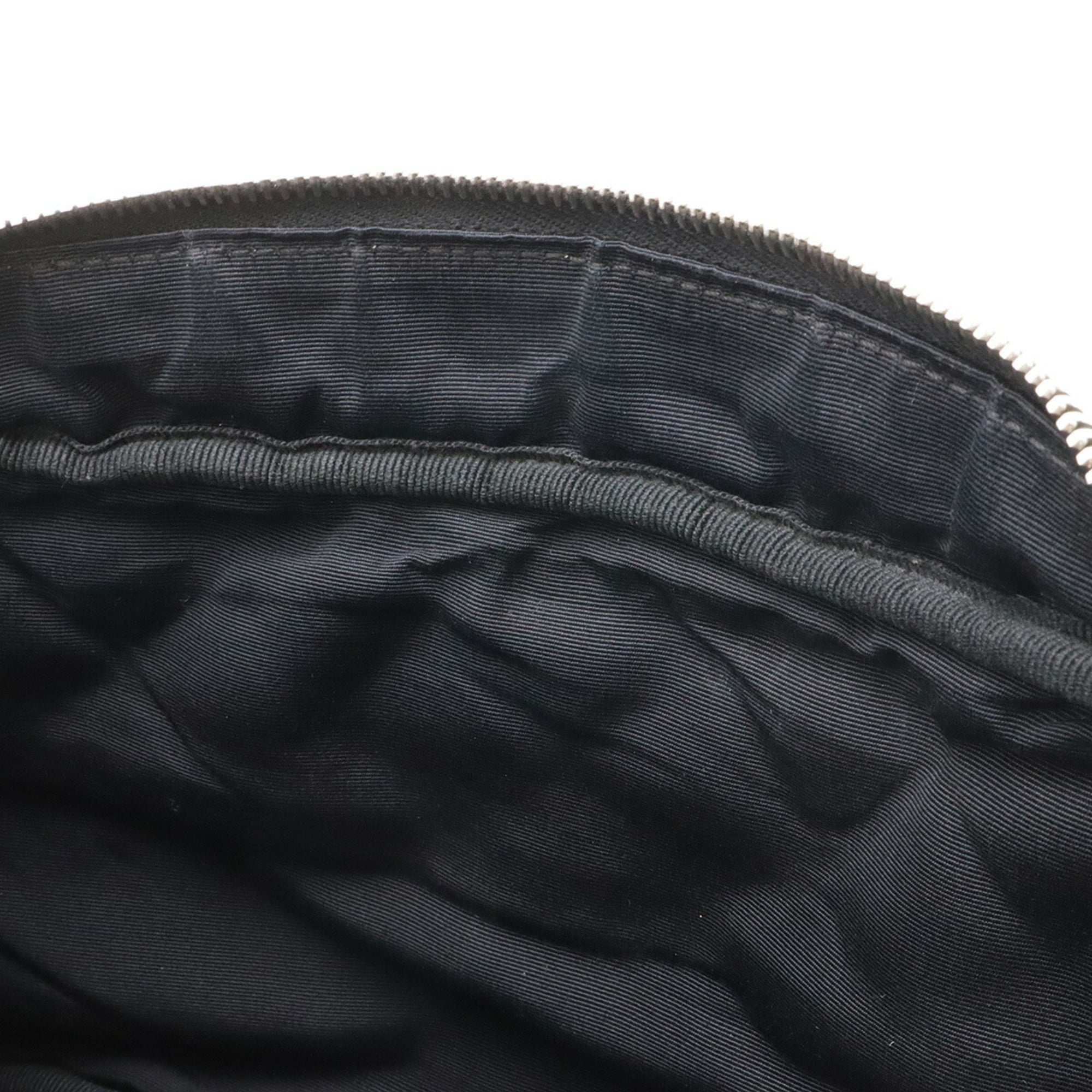 Chanel 2.55 Black Ivory Satin Canvas Shoulder Bag (Pre-Owned)