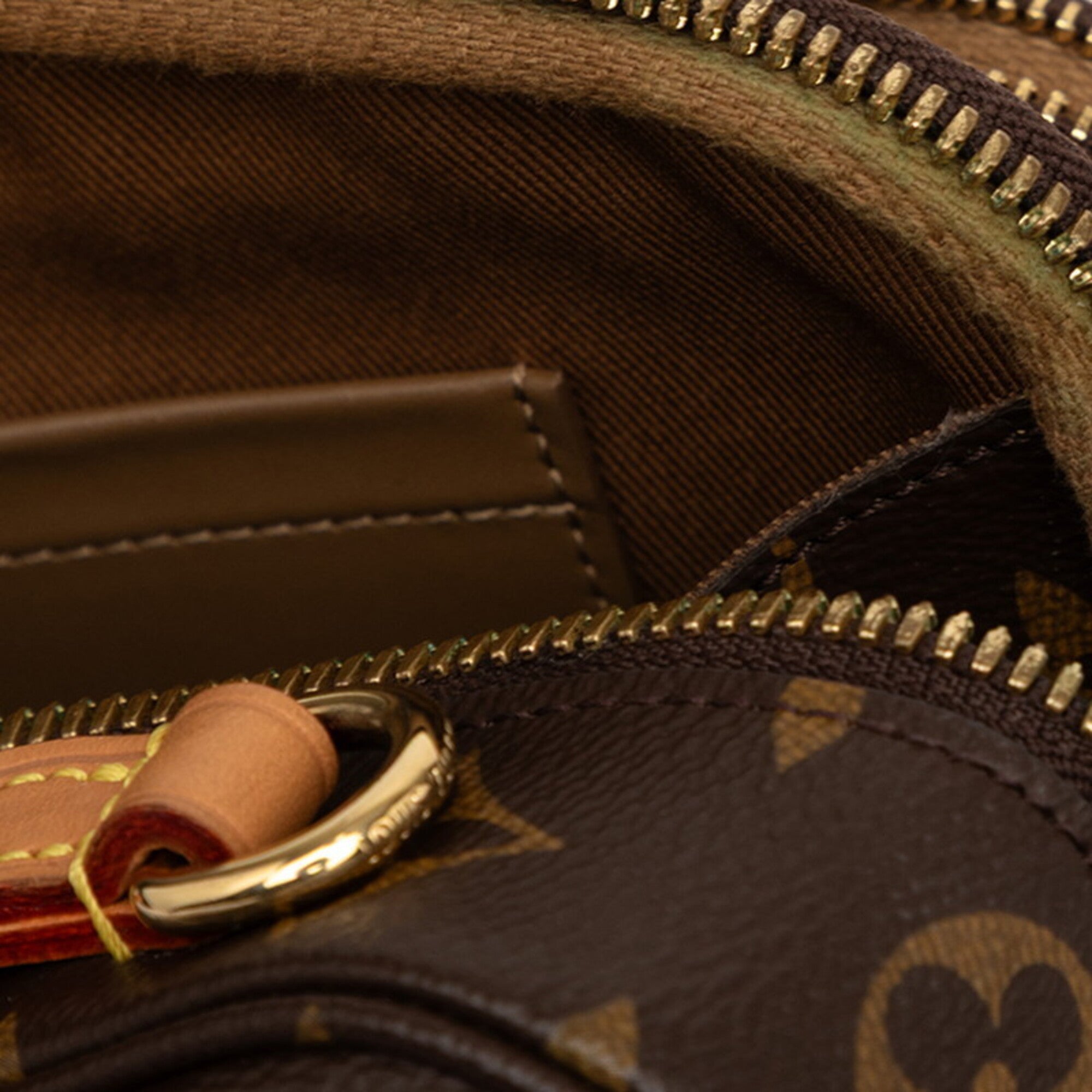 Louis Vuitton Brown Pvc Leather Handbag Shoulder Bag (Pre-Owned)