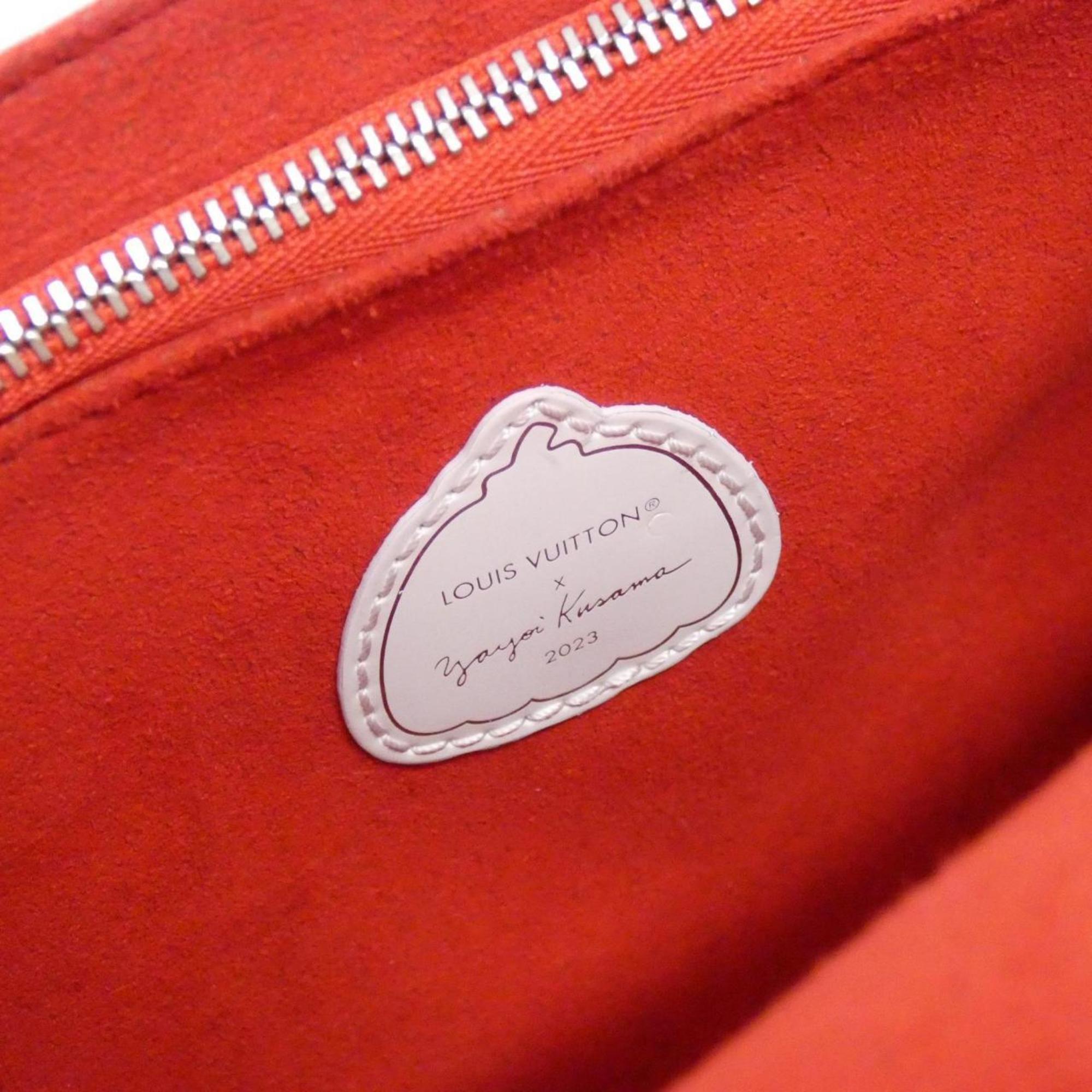 Louis Vuitton Blanc Rouge Leather Handbag (Pre-Owned)