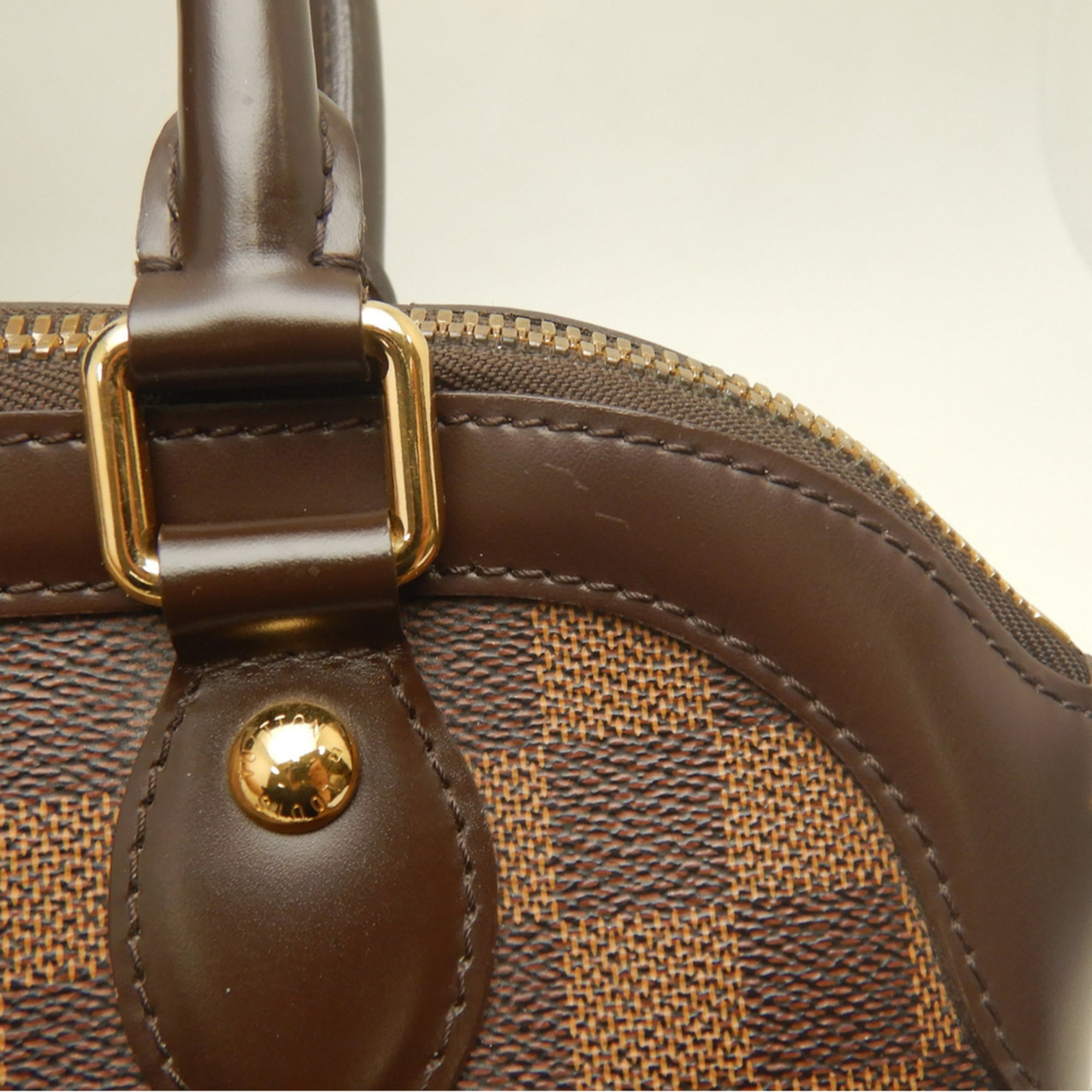 Louis Vuitton Brown Ebene Damier Canvas Handbag (Pre-Owned)