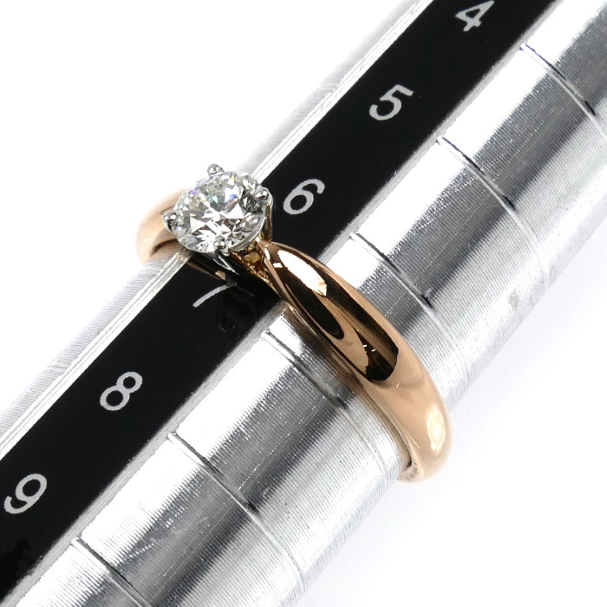 Tiffany Pink Gold (18K) Platinum 950 Band Ring (Pre-Owned)